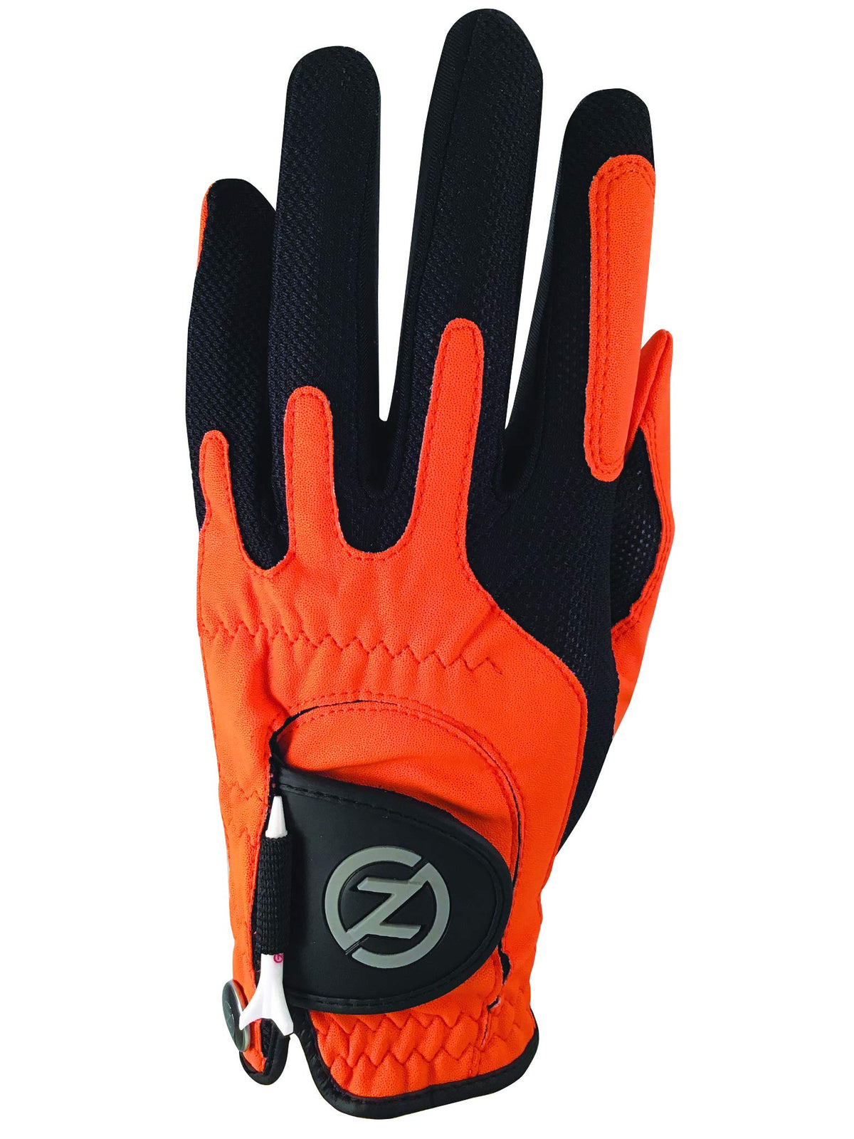 Zero Friction Mens Golf Glove, Left Hand, One Size, Orange