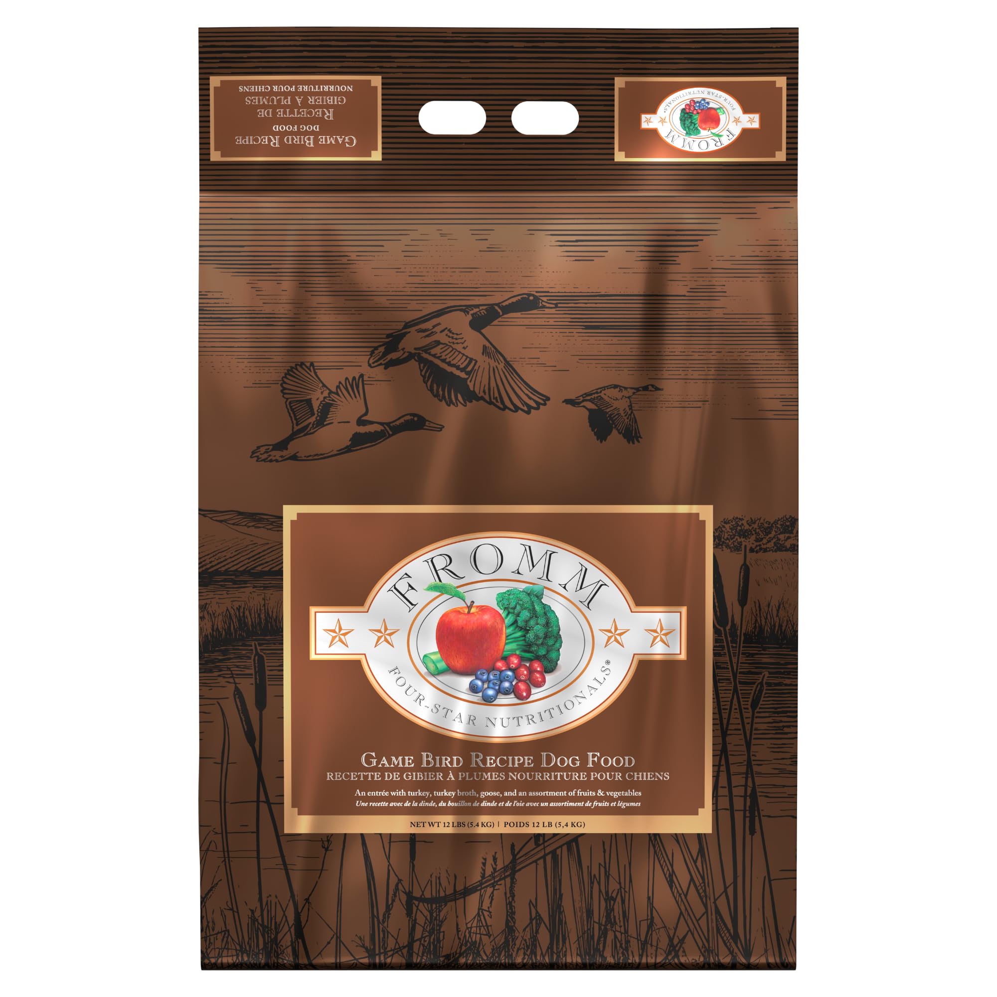 Fromm Four-Star Nutritionals Game Bird Dog Food - Premium Dry Dog Food - Turkey Recipe - 12 lb