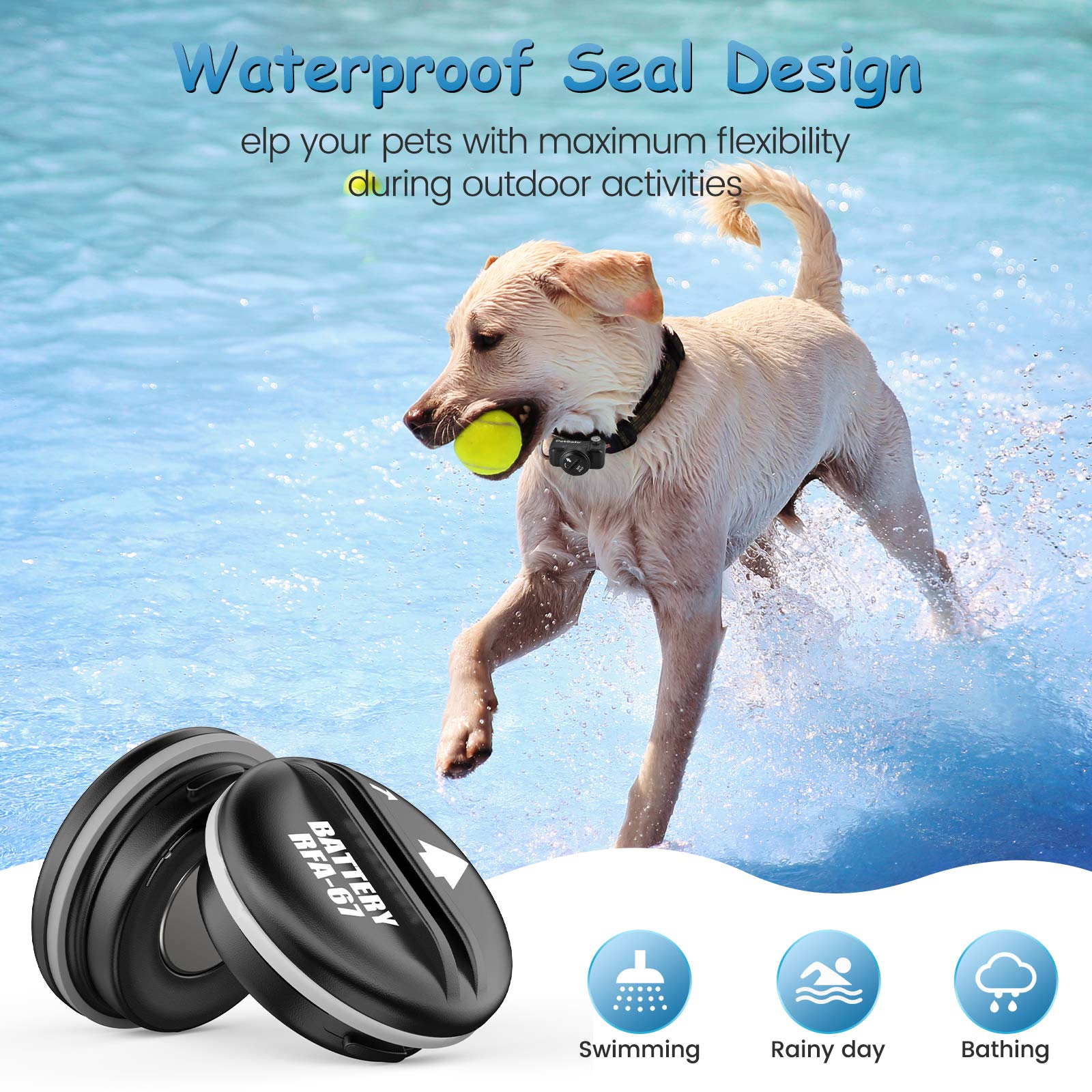 Kgc Rfa-67 6 Volt Replacement Dog Collar Batteries, Ultra Fit Pif-300 Rf300 Pif-275-19 Prf-3004W Pul-250 Pul-275 Pig00-13661 Pbc