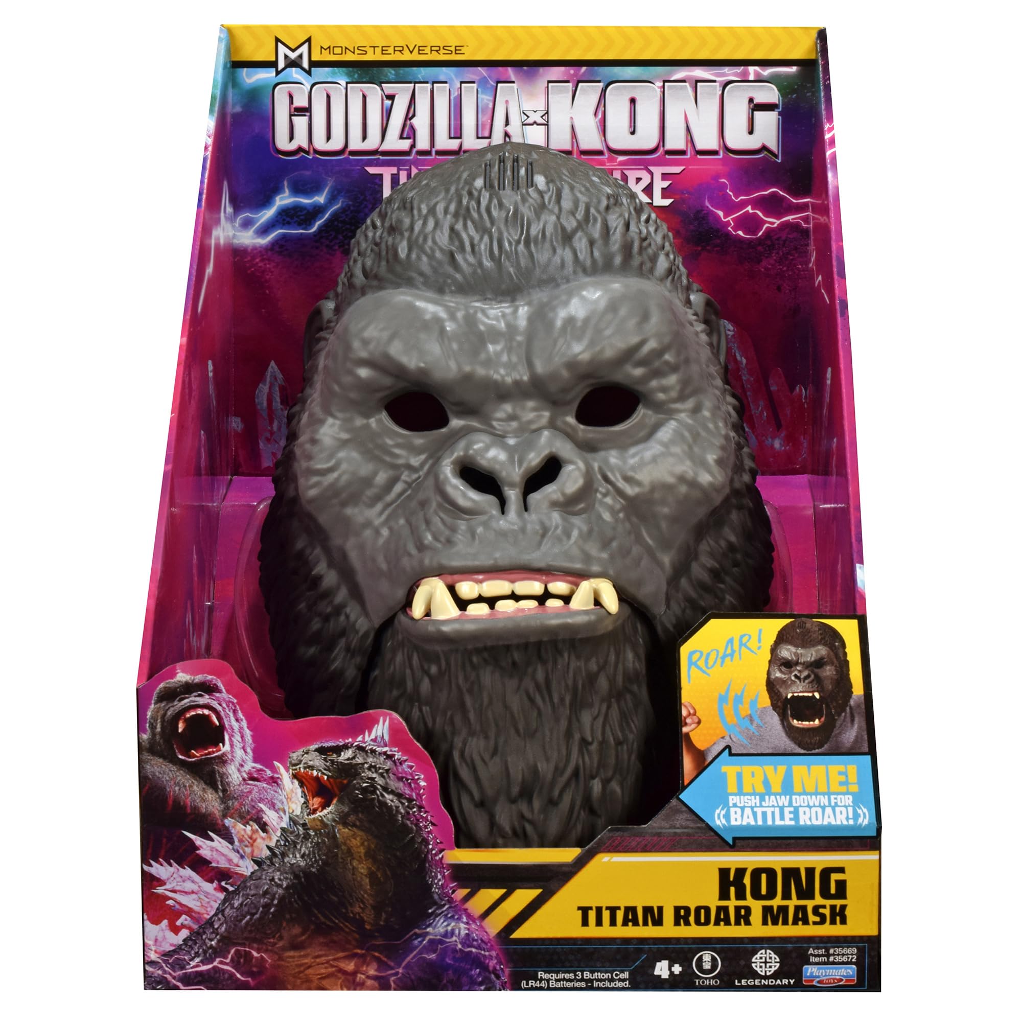 Godzilla X Kong Kong Interactive Mask By Playmates Toys