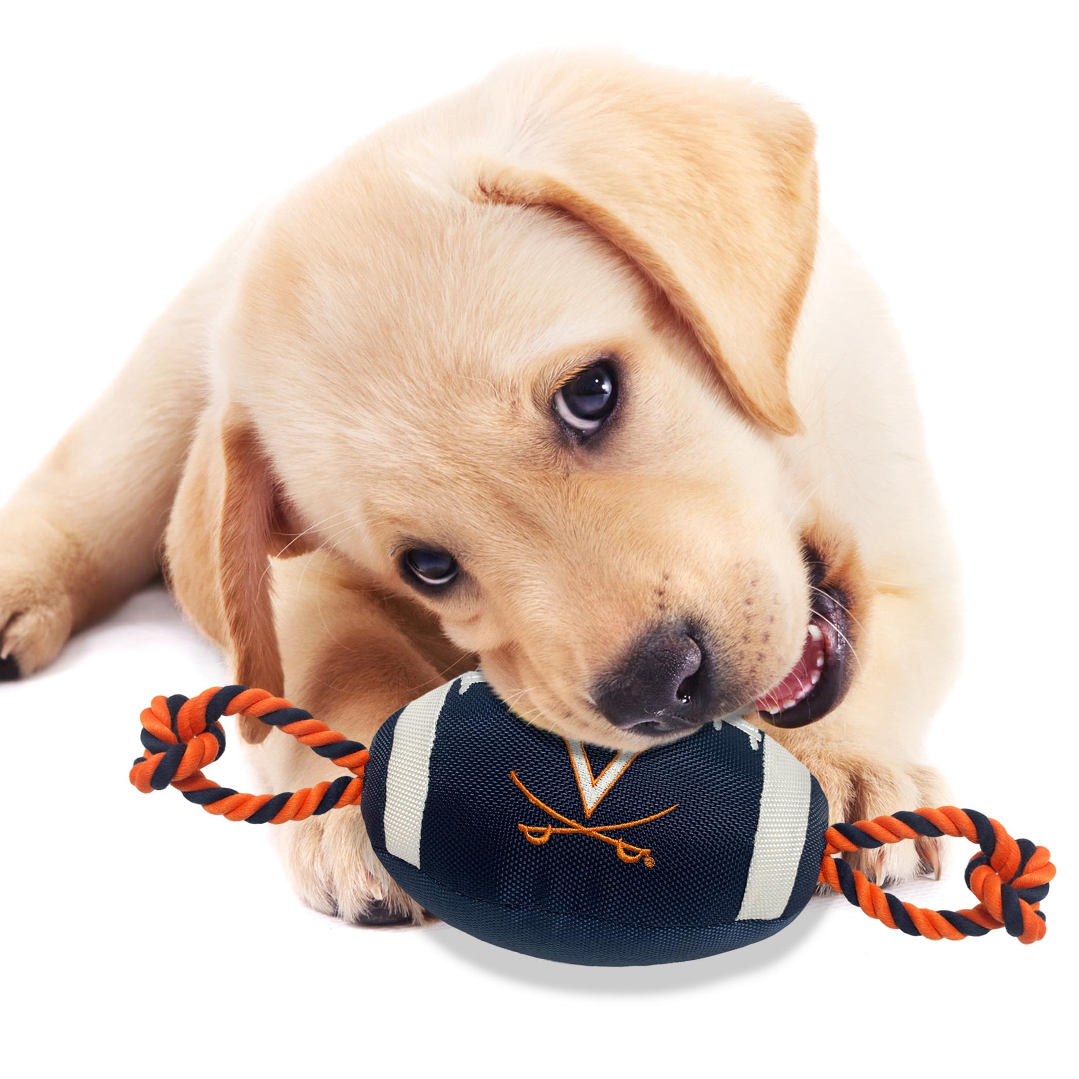 Pets First UVA-3121 Virginia Nylon Football