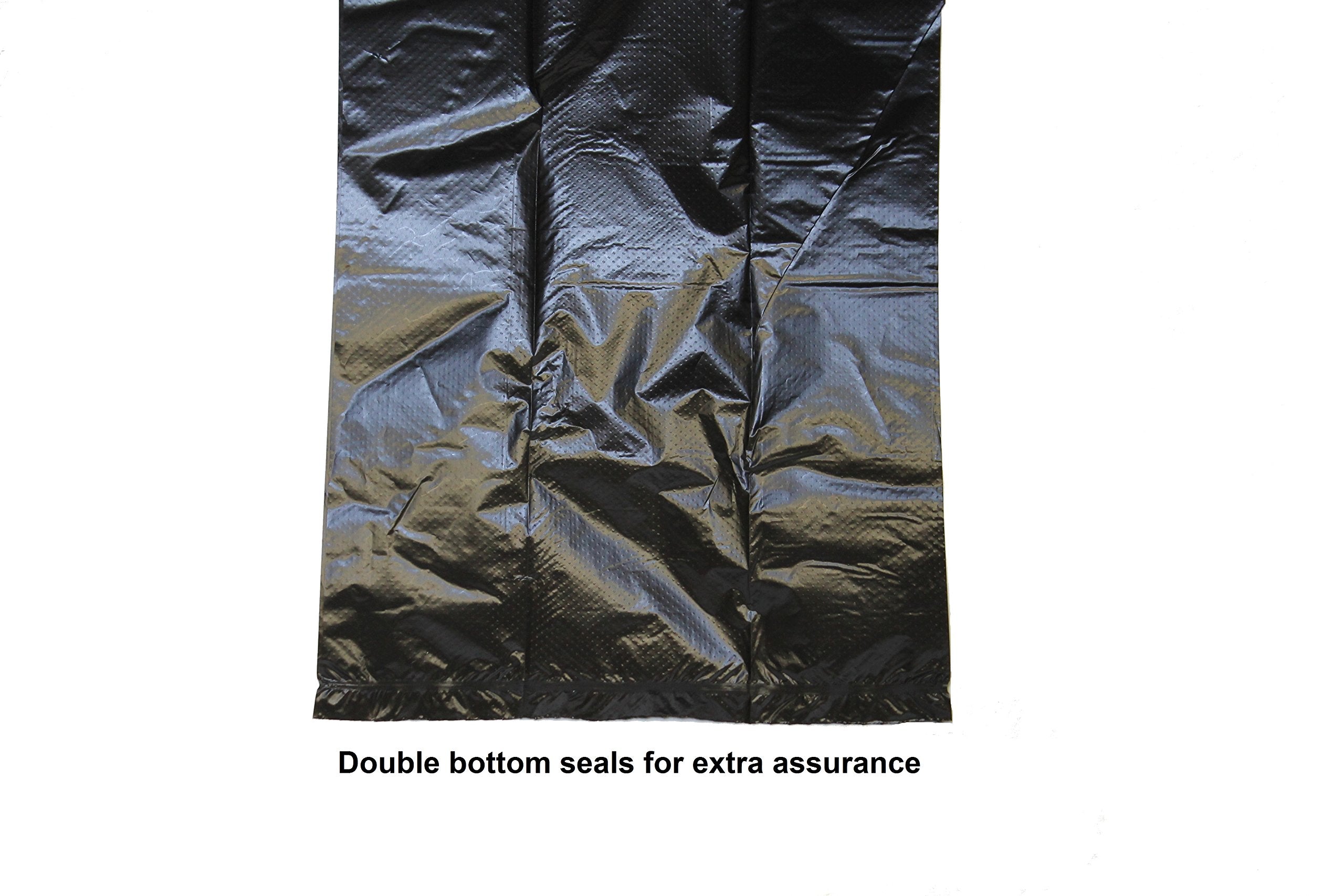 Originalpetbags 120 Easy Open & Strong Leak-Proof Poop Bags Dog Waste Bags 13.25 X 9' Made In Usa .Bags Are Easier To Tie Than Standard 12 Inch Bags (Black)