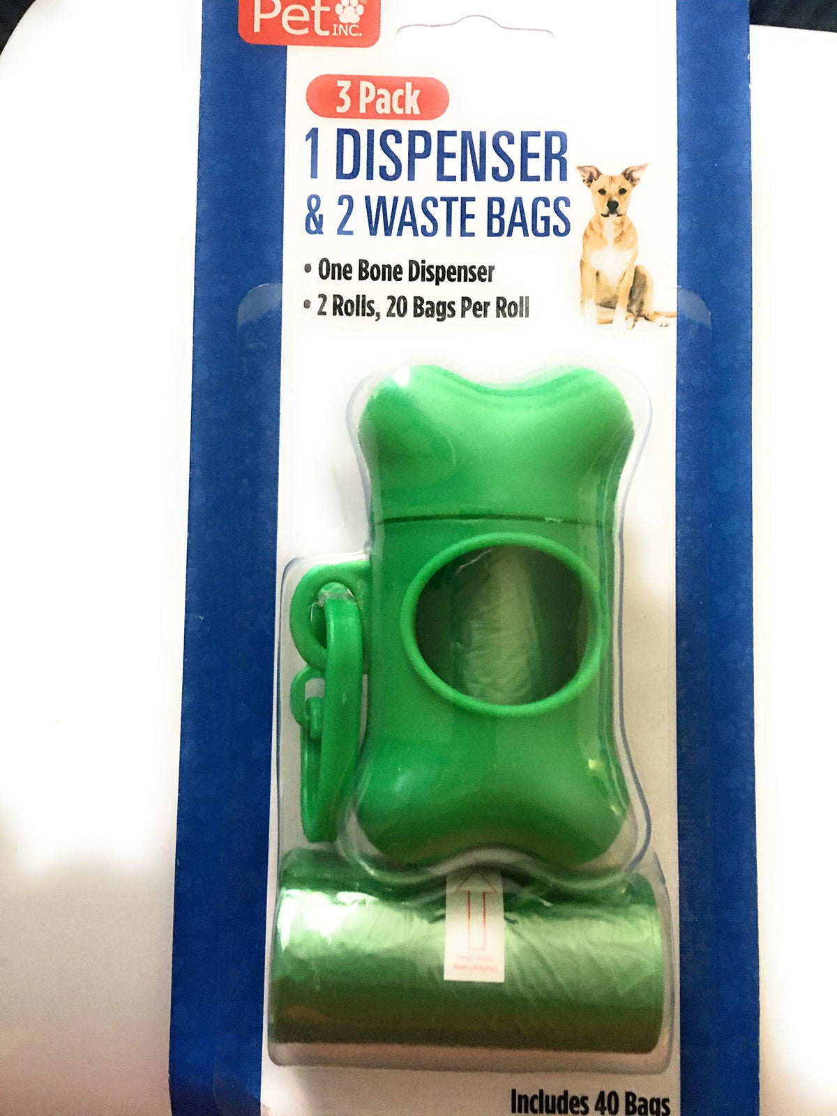 Doggie Poop - 1 Dispenser & 2 Waste Bags