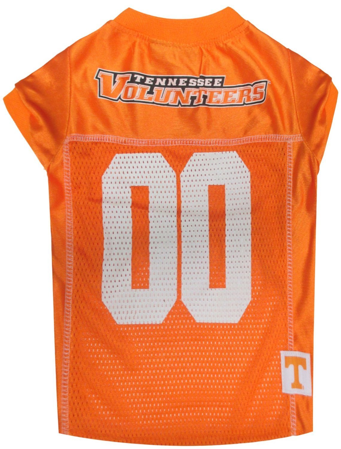 Pets First NCAA College Tennessee Volunteers Mesh Jersey for DOGS & CATS, X-Small. Licensed Dog Jersey with your Favorite Footba
