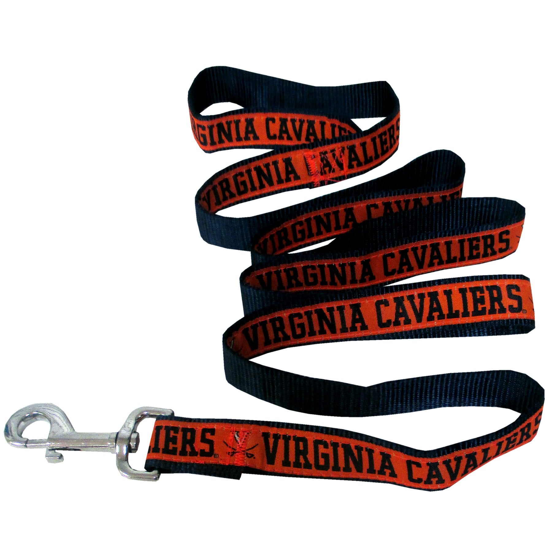 Pets First Collegiate Pet Accessories, Dog Leash, Virginia Cavaliers, Large