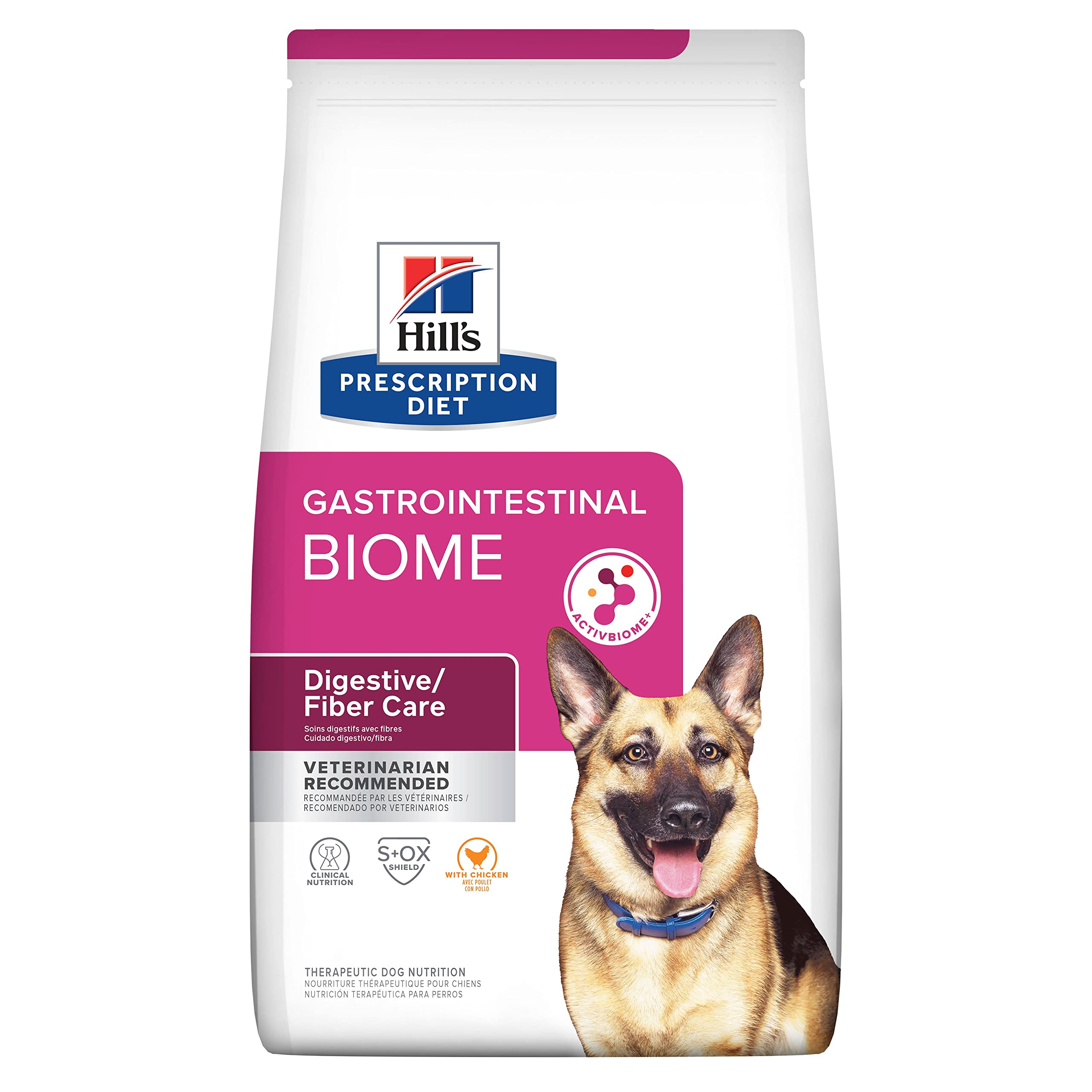 Hills Prescription Diet Gastrointestinal Biome Dry Dog Food, Veterinary Diet, 27.5 lb. Bag