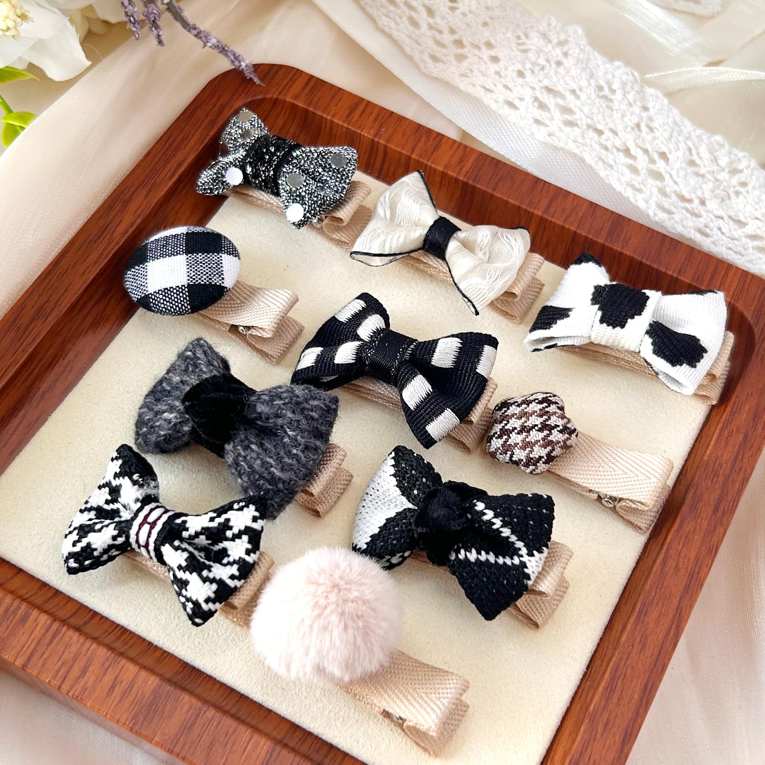 Dog Hair Clips And Rubber Bands Small Dog Bows Cute Pet Grooming Accessories Alligator Clips Stay In Hair Barrettes Ball Hairpin