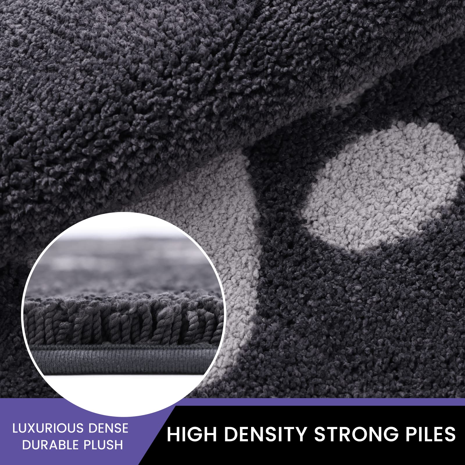 Oiilores Door Mat Indoor 31.5  x 70 , Washable Runner Rug Super Absorbent, Low-Profile Entryway Rug with Non-Slip Backing, Dirty