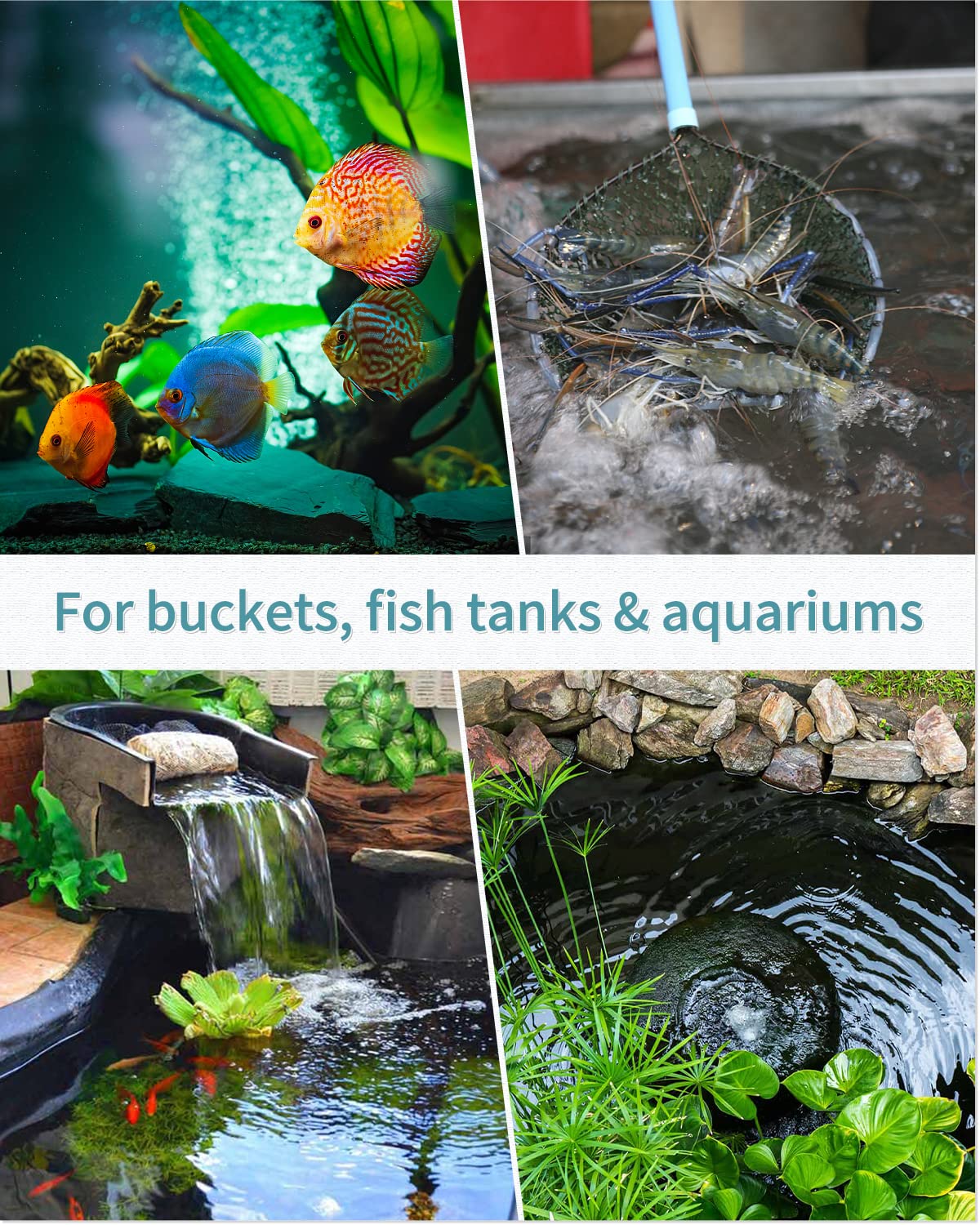 Pawfly 8 Inch Air Stone Bar Micro Bubble Diffuser Release Tool With Suction Cup Clip Accessory For Nano Air Pumps Dwc Buckets And Fish Tanks