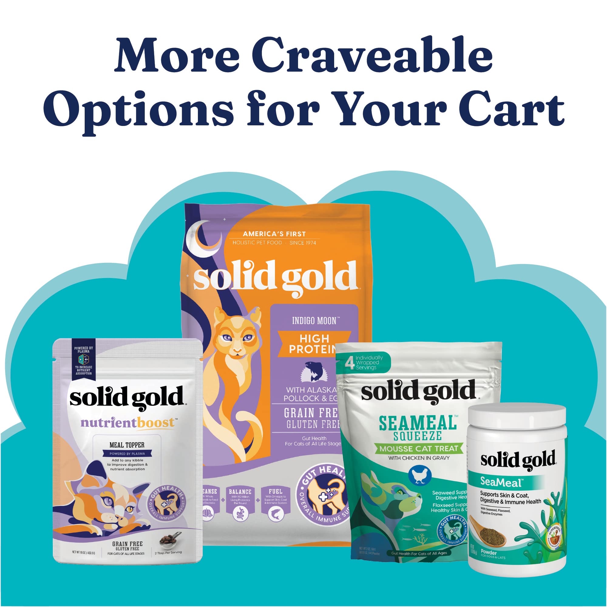 Solid Gold Flavorful Feast Wet Cat Food - Tuna & Sardine Pate - Canned Cat Food, 24 Pack