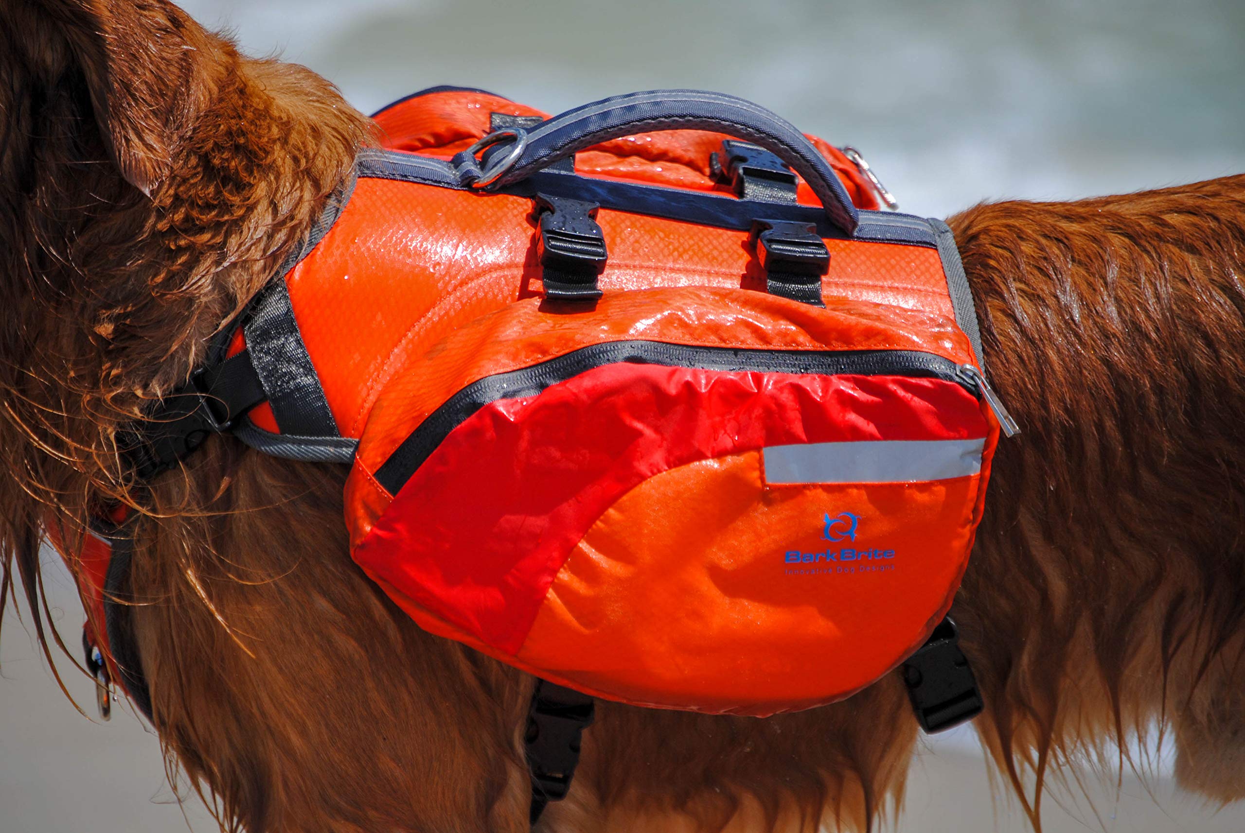 Multi-Purpose Dog Backpack Life Jacket (Size Large)