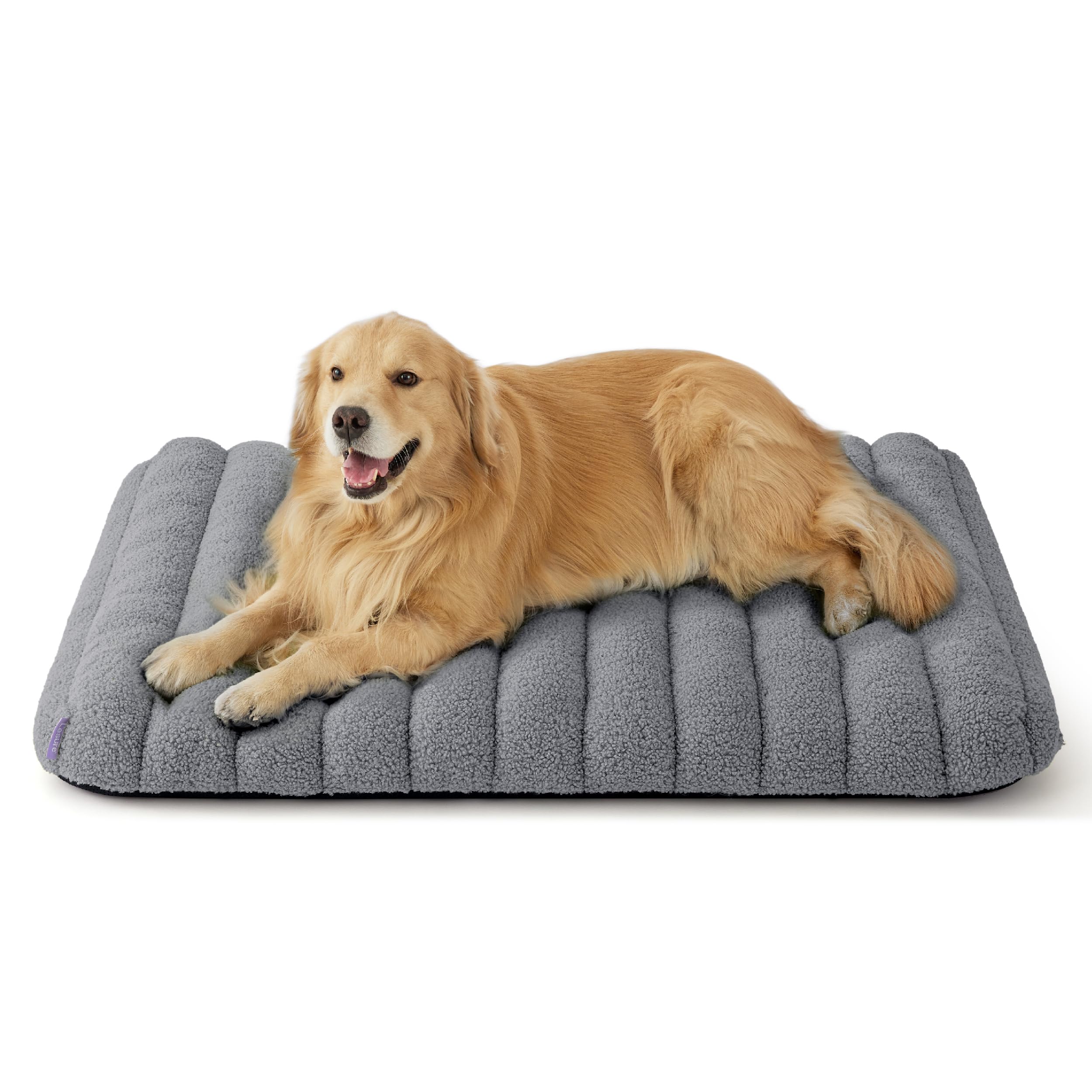 Lesure Cute Orthopedic Dog Bed For Extra Large Dogs, Xl Waterproof Chic Flat Pet Beds With Removable Washable Cover, Fuzzy Thick