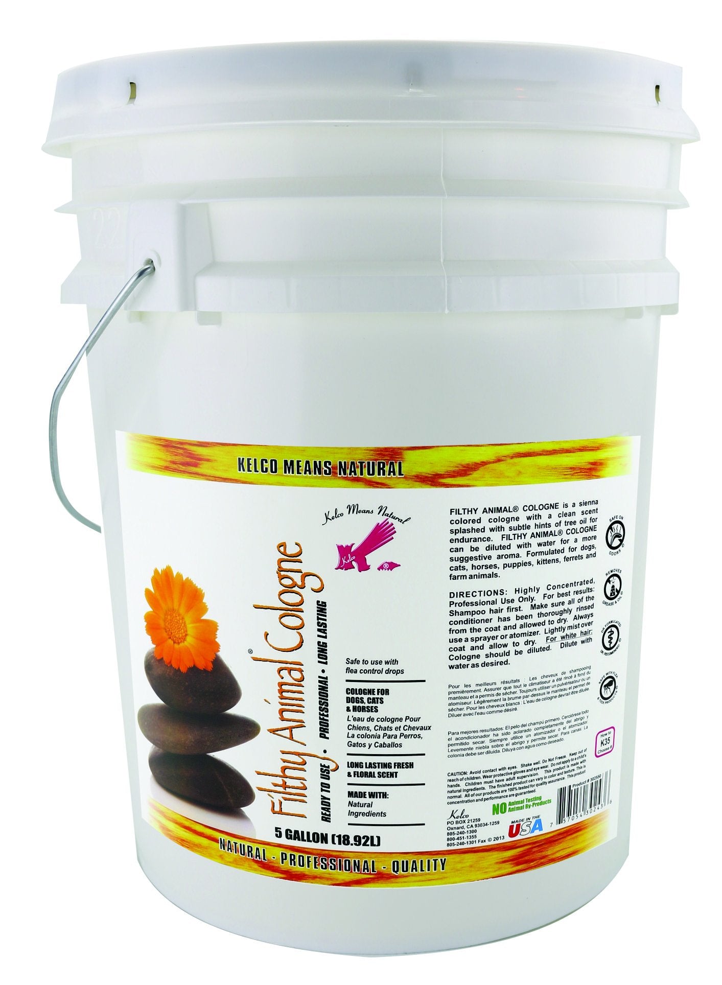 Kelco Filthy Animal Cologne, 5 Gal