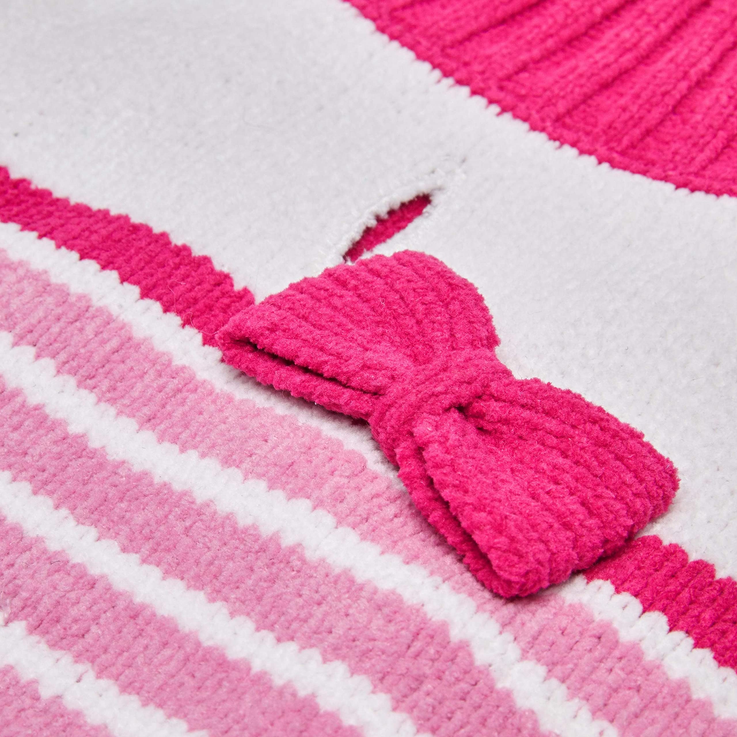Blueberry Pet Dog Sweater, Pink Princess Chenille Fleece, Small (10'' Back Length), Stylish Dog Clothes for Cold Weather