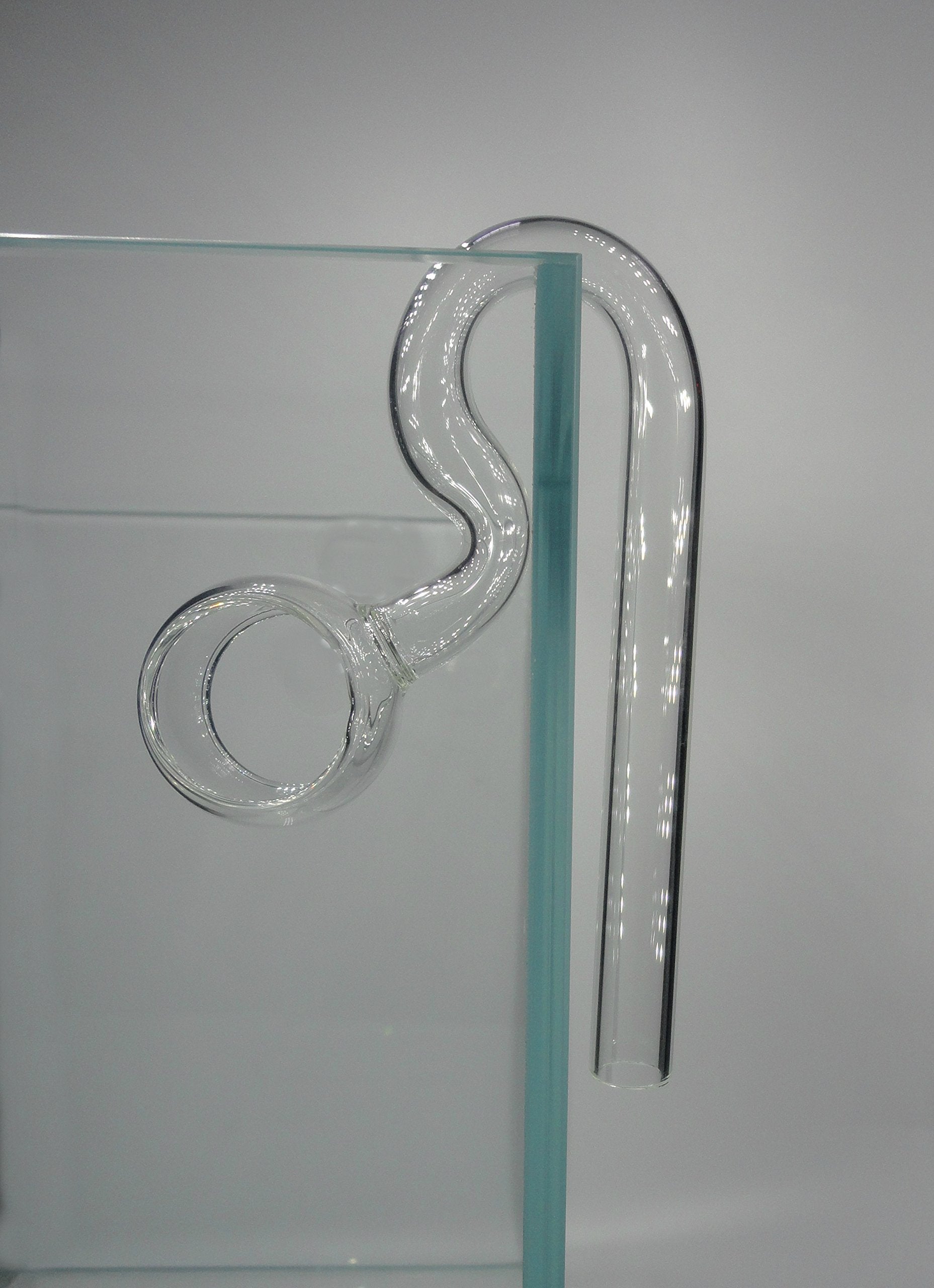 Jardli Lily Glass Spiral Outflow Pipe For Plants Aquarium (17Mm For 16/22Mm (5/8 ' ') Hose)