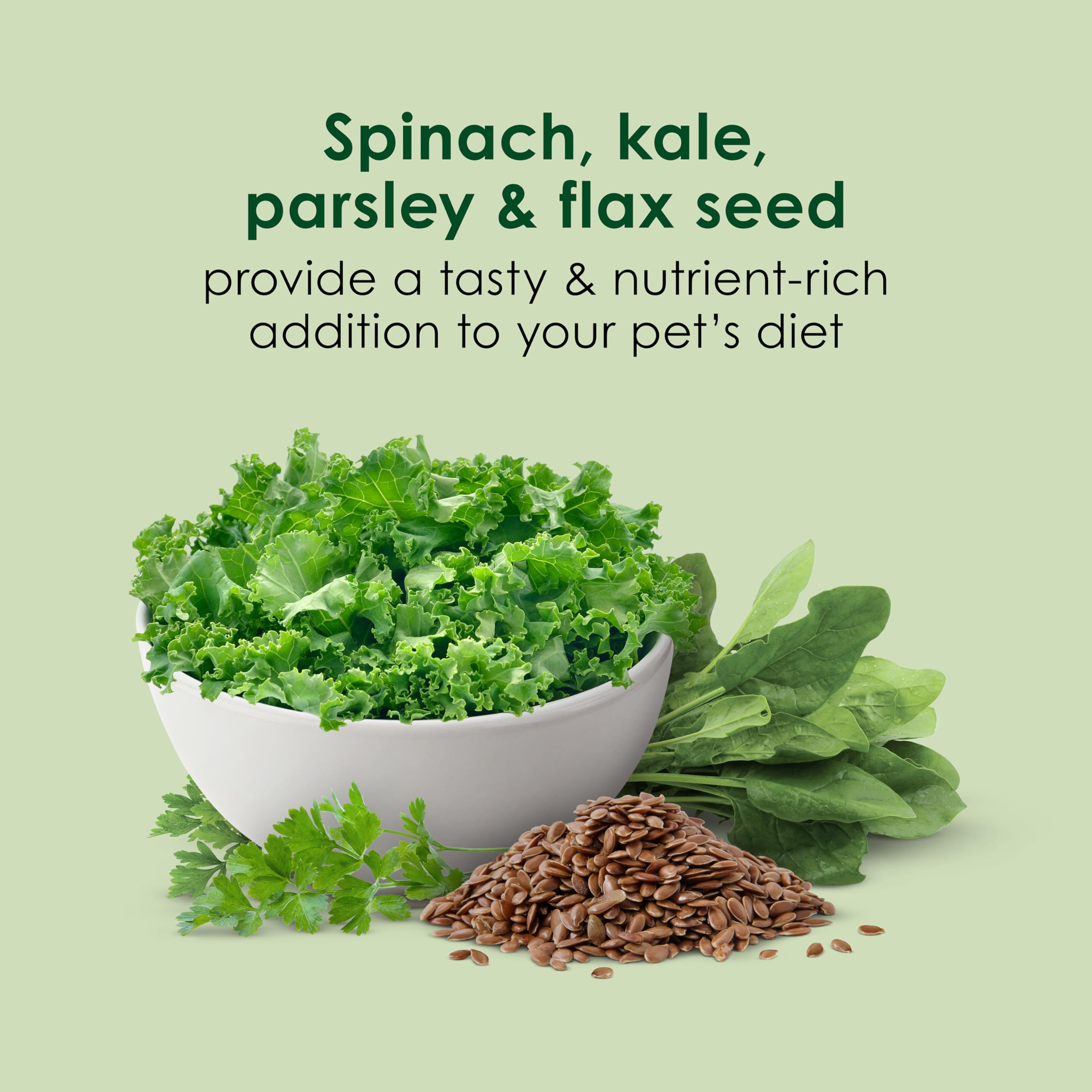 Kaytee Super C Greens, Daily Food Topper with Superfoods for Small Animal Pets, Contains Long-Lasting Vitamin C for Immune Suppo