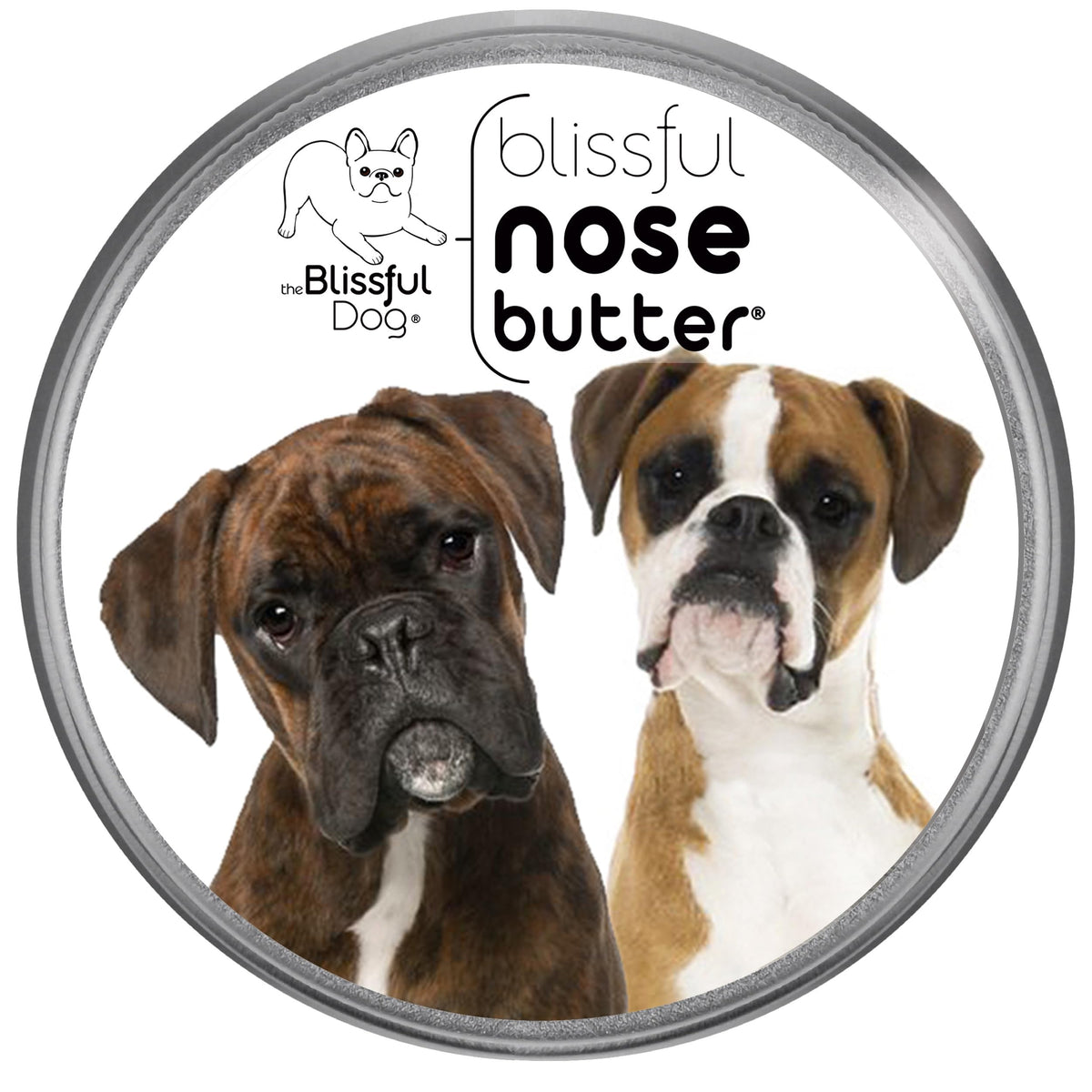 The Blissful Dog Boxer Duo Unscented Nose Butter, 1-Ounce