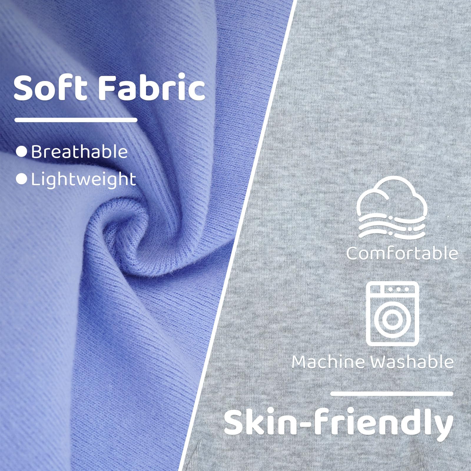 2 Pack L Letsqk Comfortable Simple Designed Long-Sleeve Dog Tee For Small Breeds, Preventing Dogs From Losing Temperature After