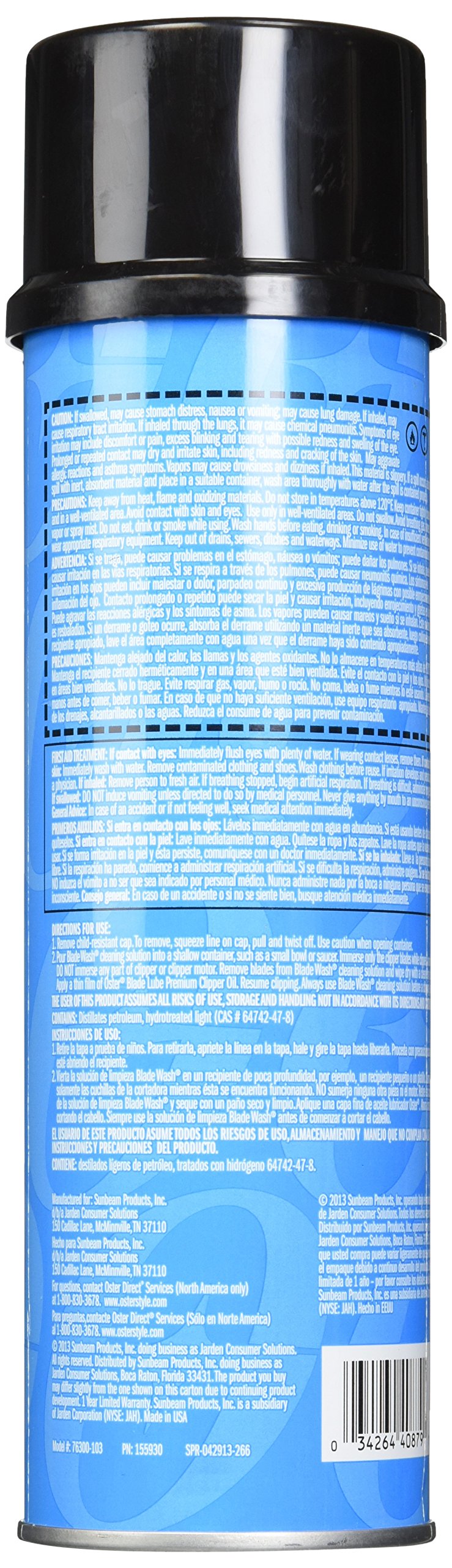 Guardian Gear Oster 076300-103-005 Blade Wash Liquid Blade Dip, 18 Oz