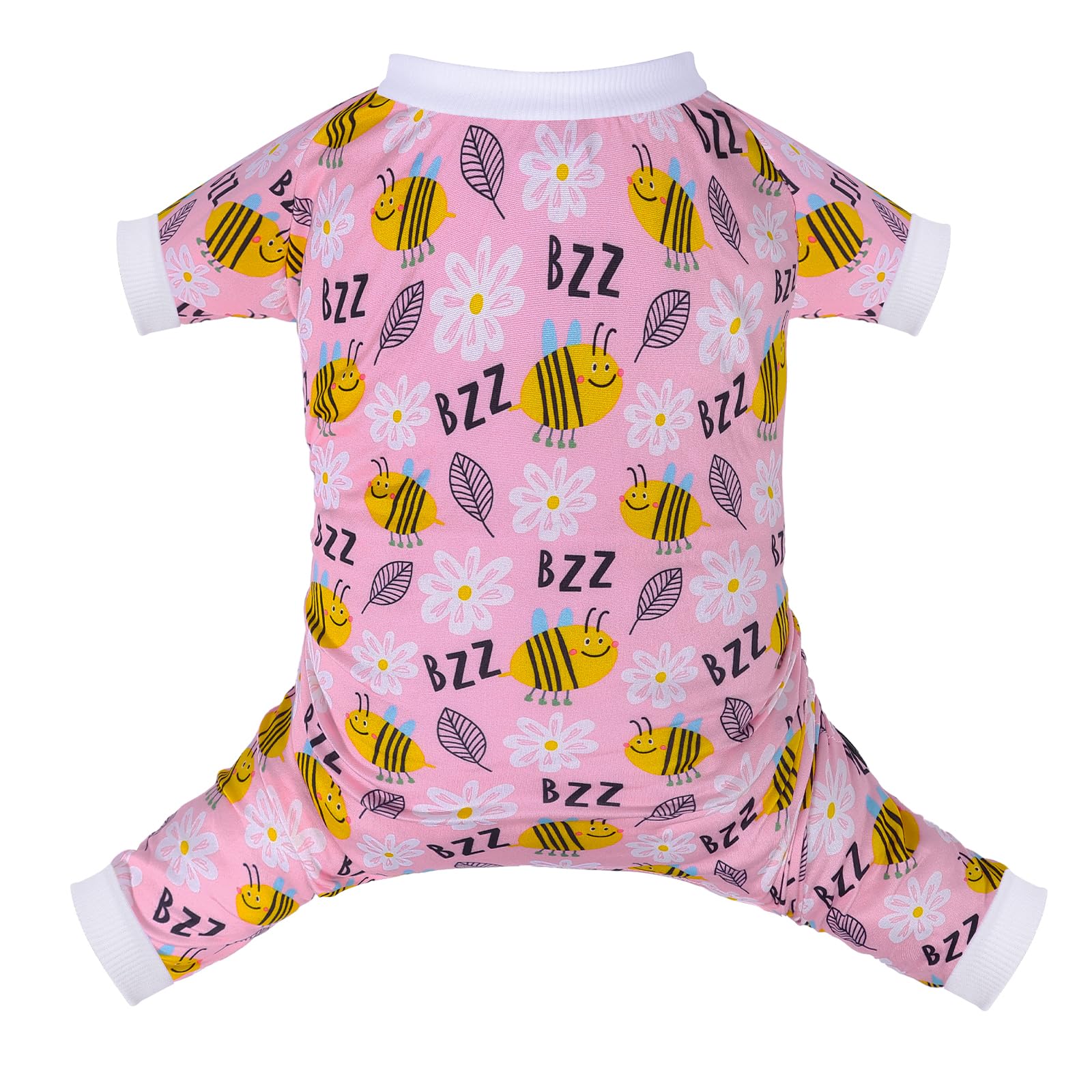 Cutebone Small Dog Pajamas Shirt Stretchy Summer Puppy Pjs Soft Cat Onesies Pet Clothes For Daily Wear Da24L