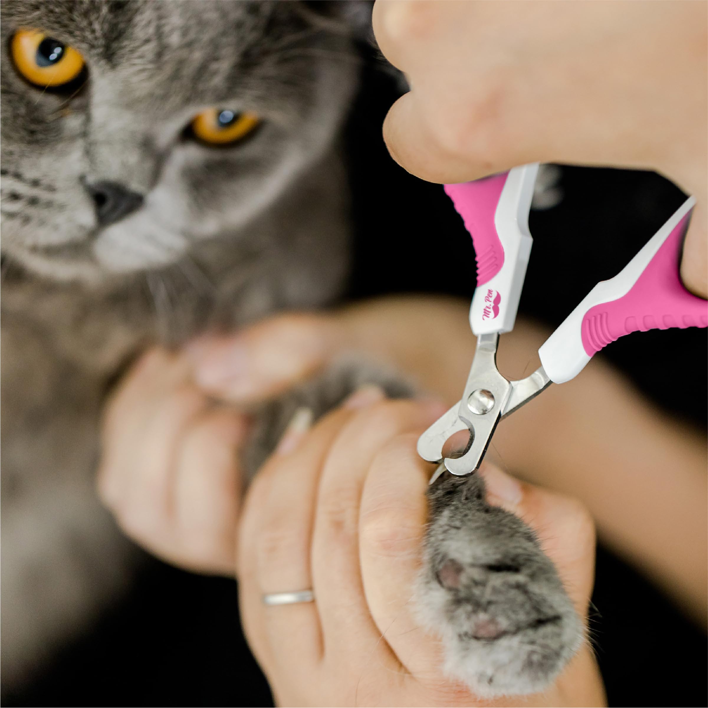 Mr. Pen- Cat Nail Clipper, Pink, Cat Nail Trimmer, Cat Nail Clippers, Cat Claw Clippers, Cat Clippers For Nails, Pet Nail Clippe