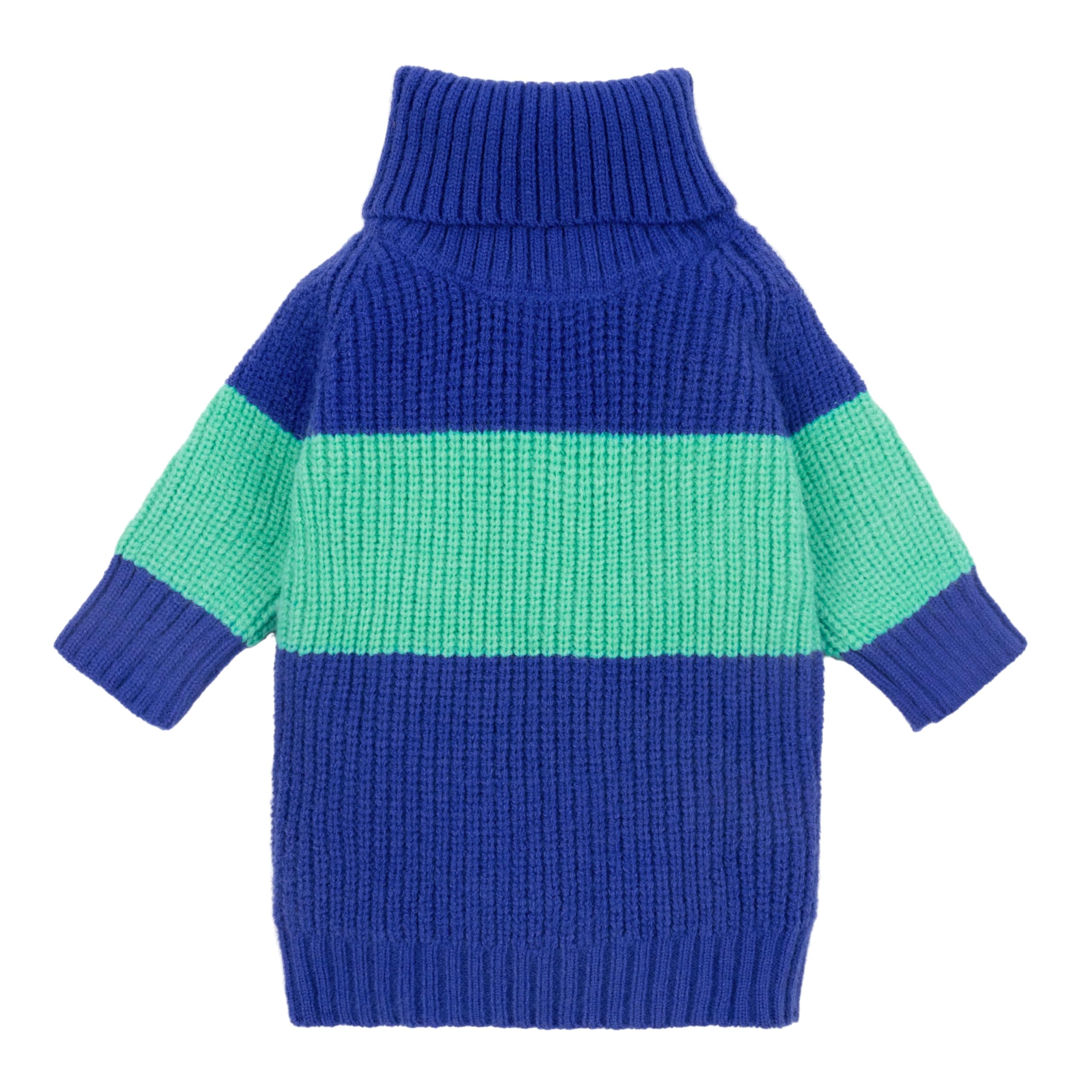 Fitwarm Color Block Dog Sweater, Thermal Dog Winter Clothes For Small Dogs Boy Girl, Soft Turtleneck Sweater For Dog, Pet Outfit