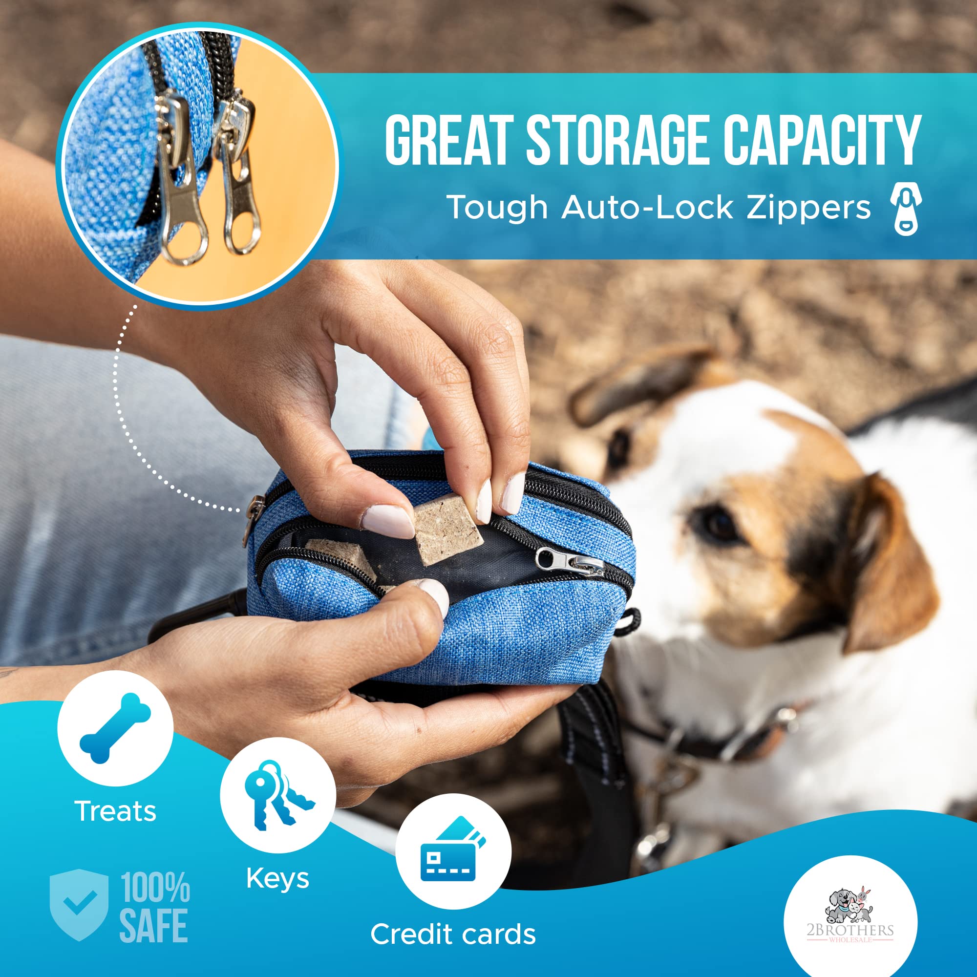 Premium Dog Poop Bag Holder for Leash - Convenient Dog Poop Bag Dispenser with Durable Design - Stylish Accessory for Easy Clean