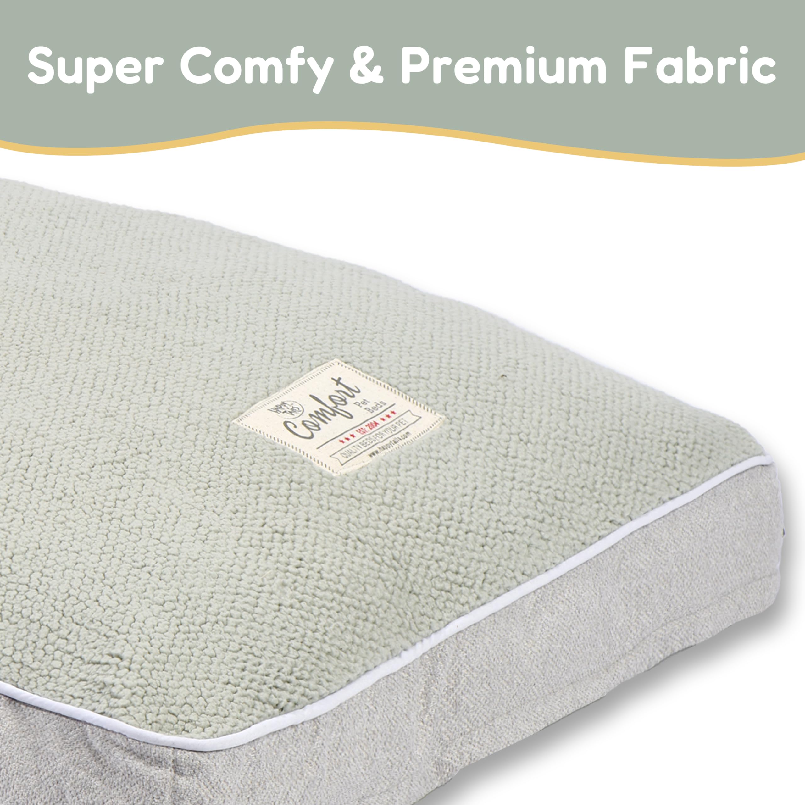 Fluffydream Large Dog Mat, Dog Bed, Super Soft Pet Bed Mat, Up To 65Lbs, 36' X 27', Mint