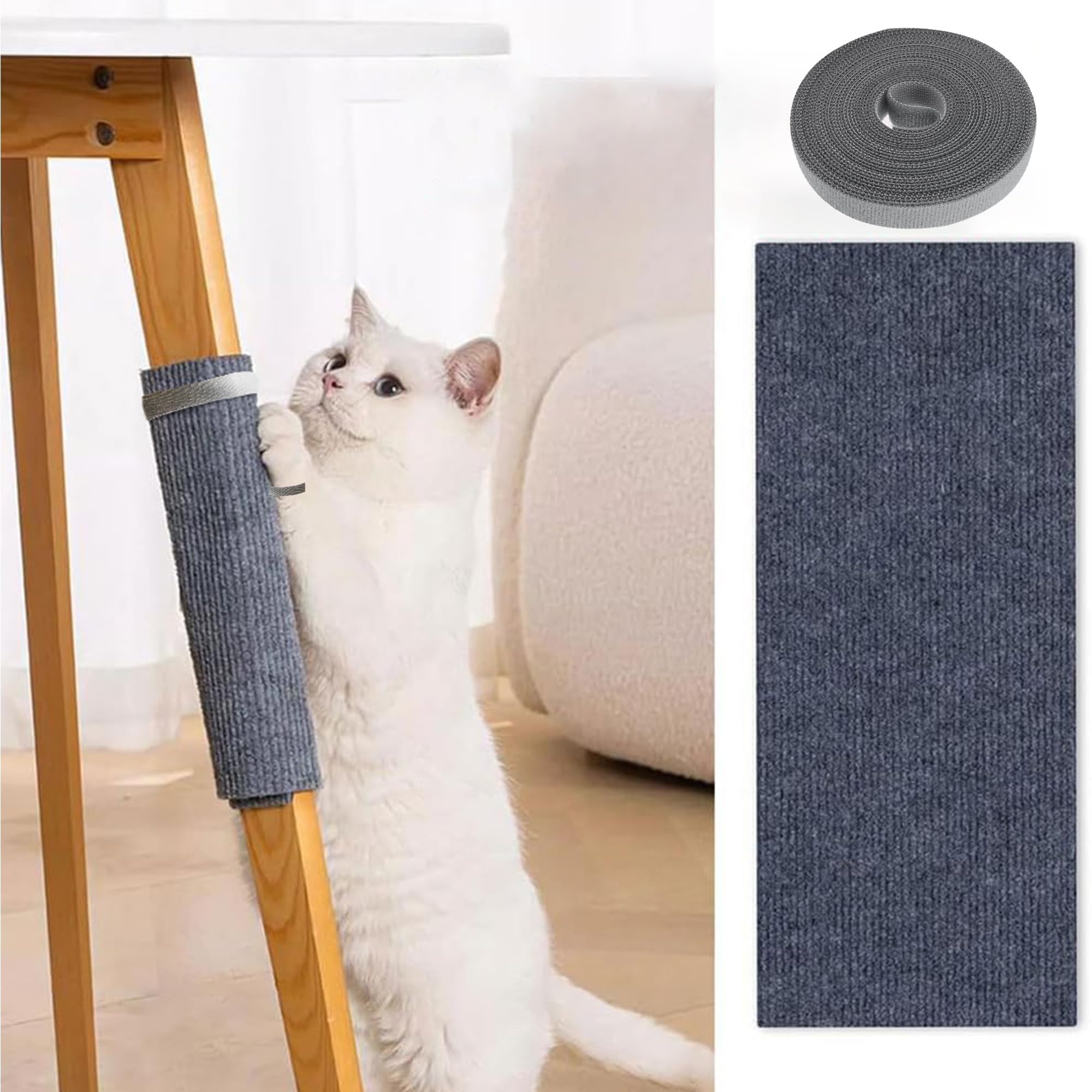 158   X15.8    Trimmable Cat Scratching Post Carpet Cover Cat Scratcher Mat Self-Adhesive Tree Shelves Replacement Parts Mat Cat