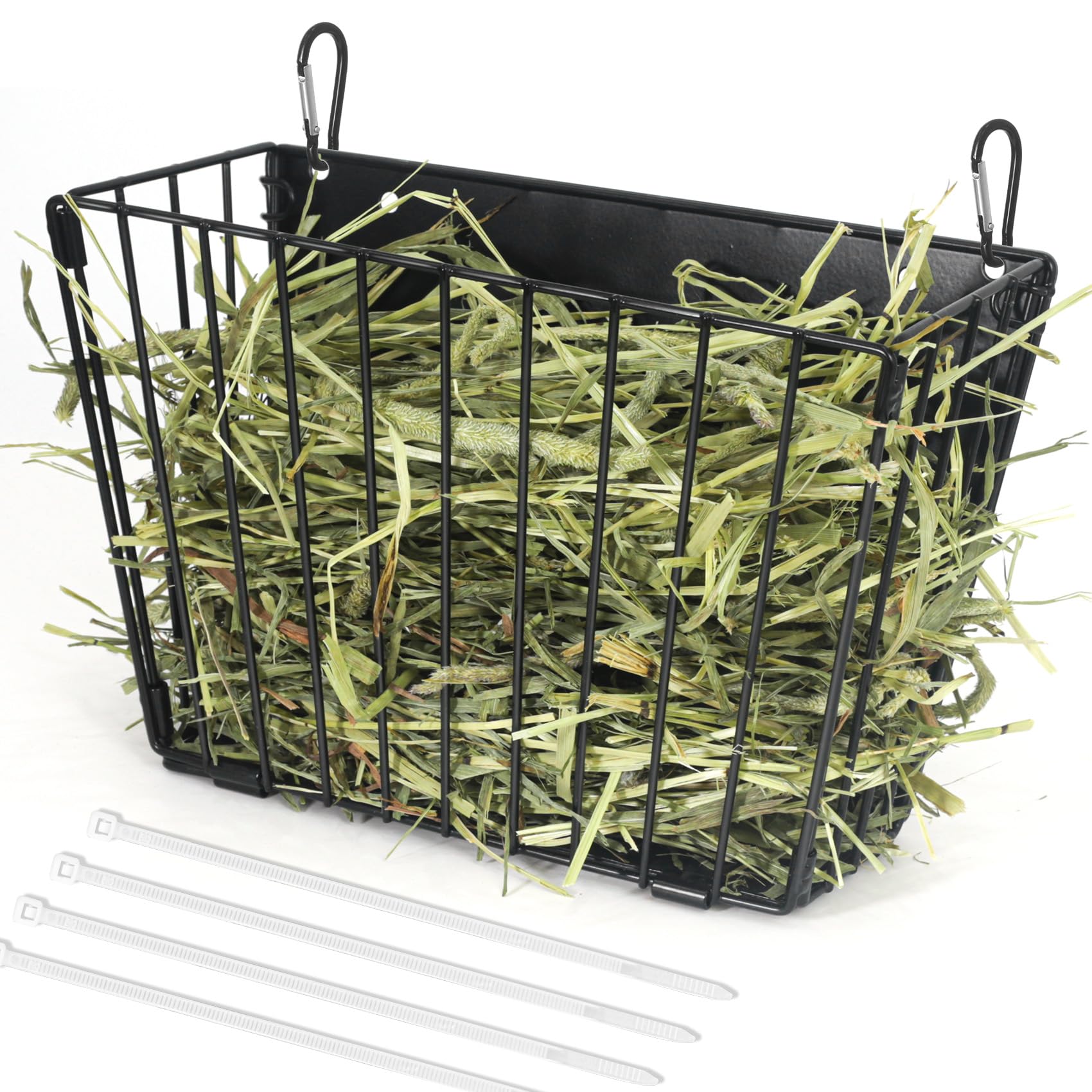 X Large Rabbit Hay Feeder Guinea Pig Hay Feeder Metal Frame Bunny Hay Holder Guinea Pig Hay Holder for Bunny, Guinea Pigs, Chinc