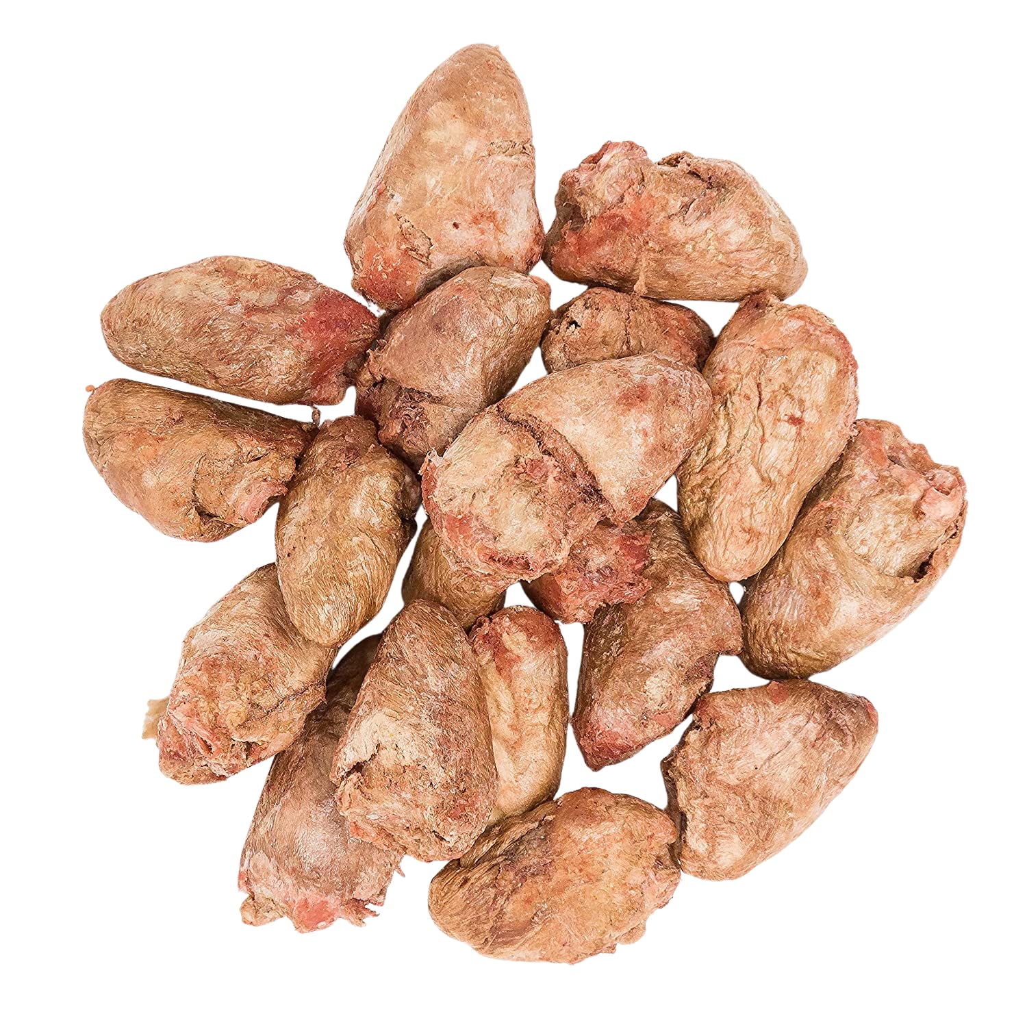 hotspot pets Freeze Dried Chicken Hearts for Cats & Dogs - 1LB Big Bag- Made in USA -Single Ingredient All Natural Grain-Free -R