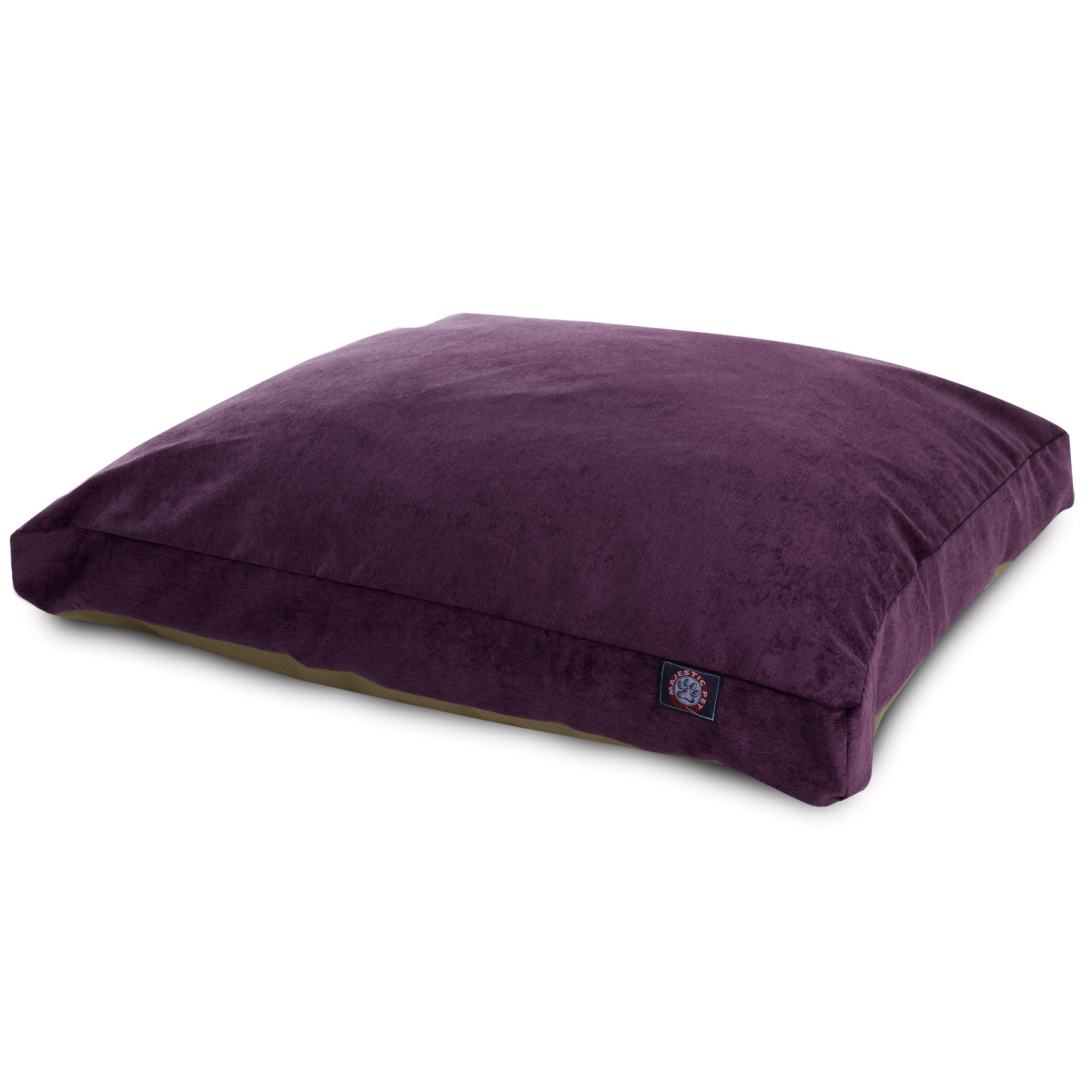 Aubergine Villa Collection Medium Rectangle Pet Dog Bed