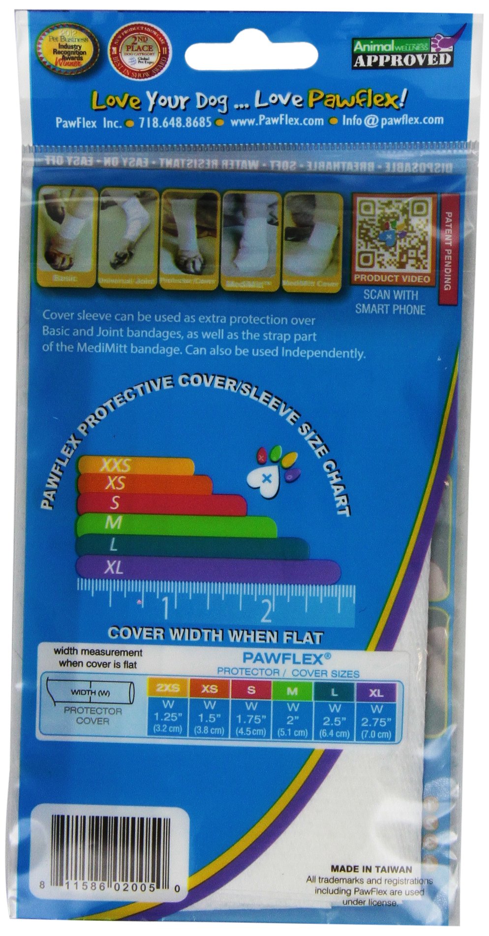 Pawflex Bandages Protective Covers for Pets (Pack of 3) XLarge