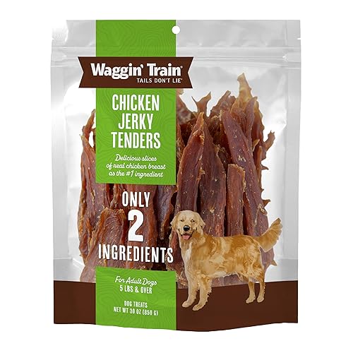 Waggin Train Chicken Jerky for Dogs - Limited Ingredient Dog Treats for Dogs 30 oz. Pouch