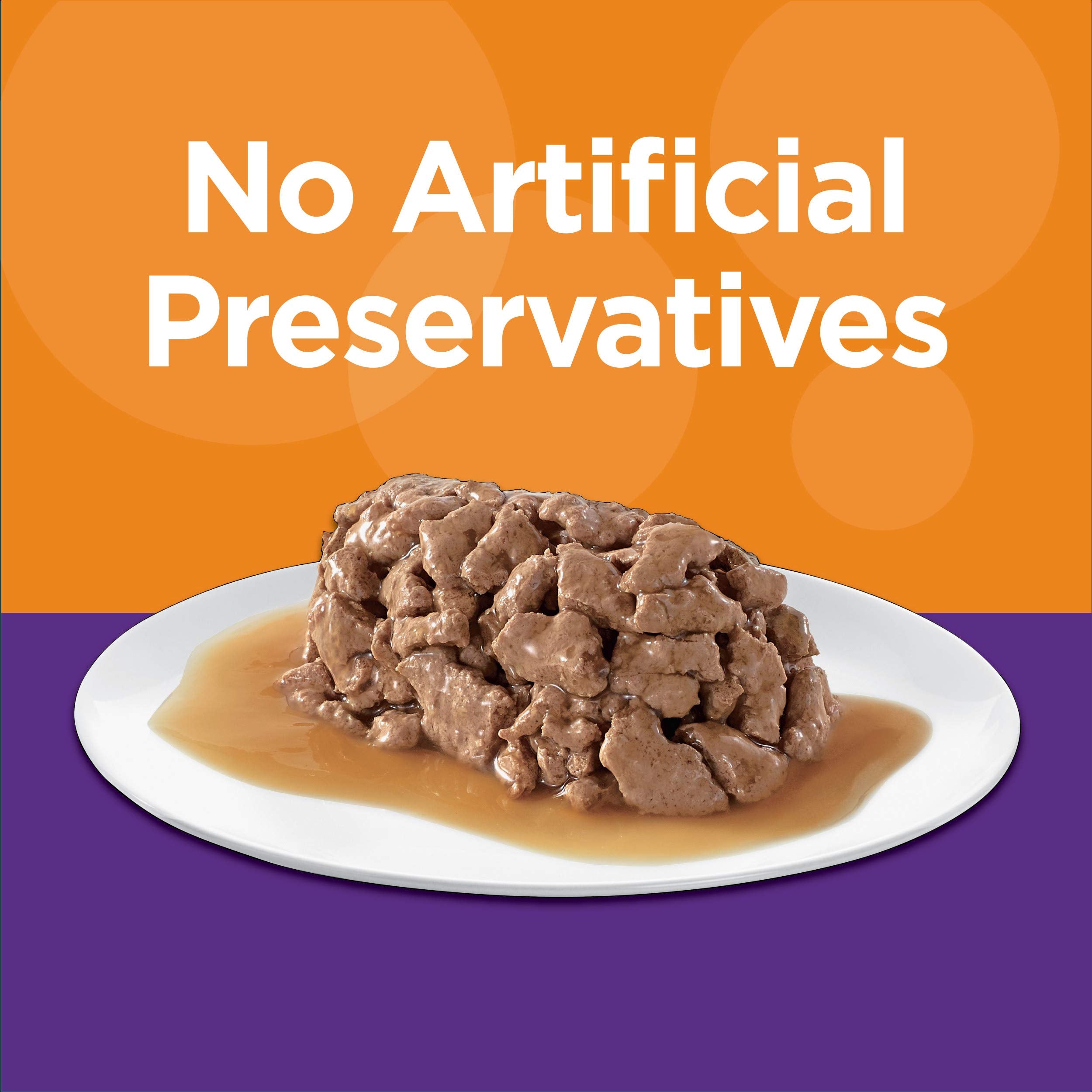 IAMS Perfect Portions Healthy Kitten Wet Cat Food Cuts in Gravy Chicken Recipe, 2.6 oz. Easy Peel Twin-Pack Trays (24 Count, 48