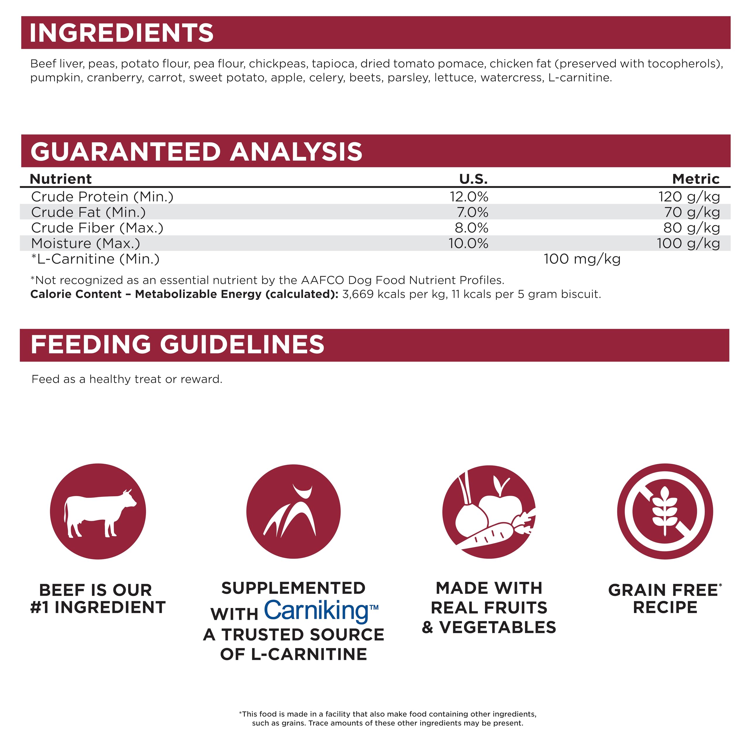 NutriSource Grain-Free Dog Treats, Made with Liver, 14oz