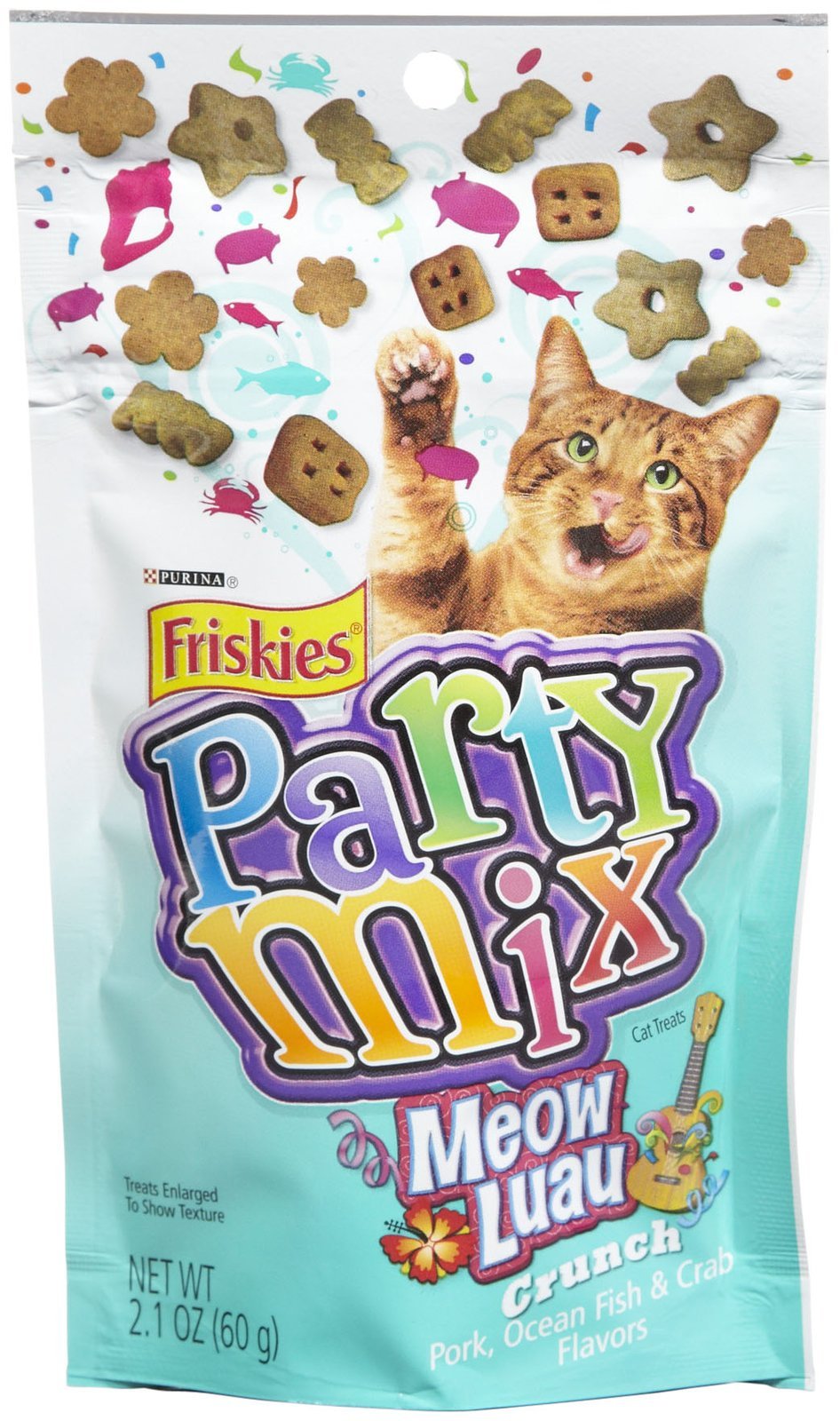 Friskies Party Mix Crunch Treats Meow Luau