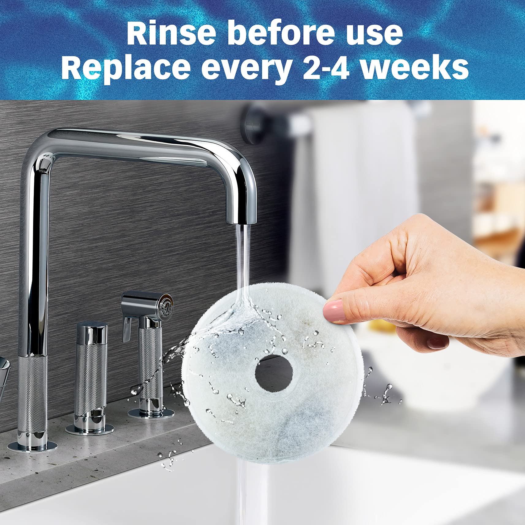 Pet Standard Filters For Catit Design Senses Fountains And Catit Flower Fountains, Pack Of 6