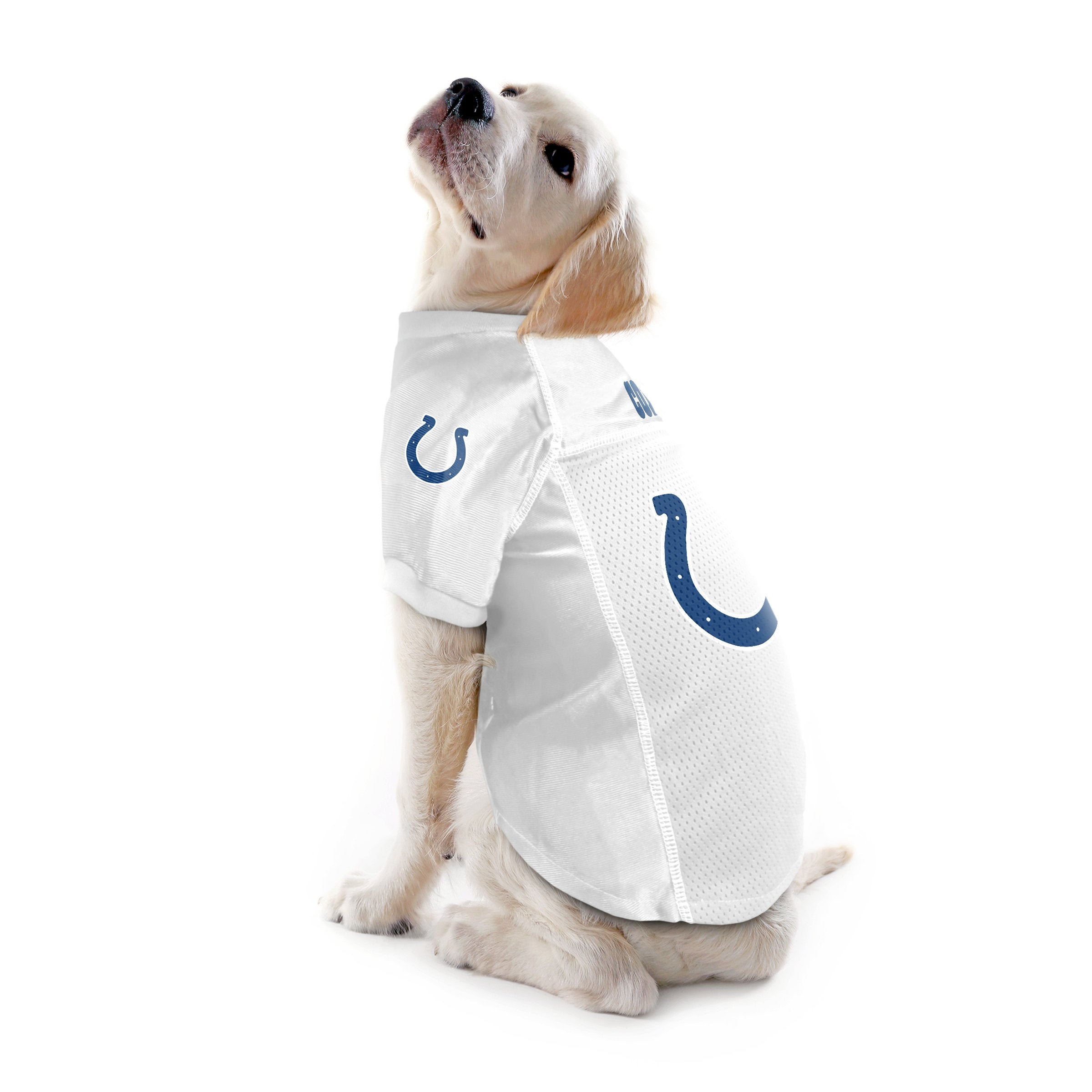 Littlearth Unisex-Adult Nfl Indianapolis Colts Basic Pet Jersey, Team Color, X-Small, (320134-Colt-Xs)
