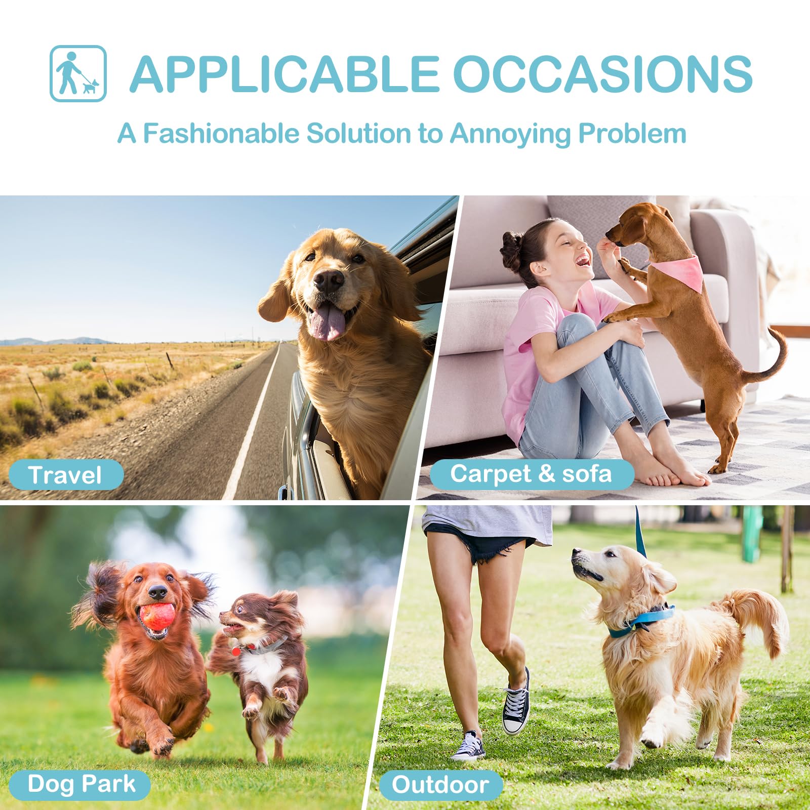 Avont 3 Pack Washable Female Dog Diapers, Premium Reusable Highly Absorbent Doggie Period Panties Durable Dog Diaper Cover -XS 3