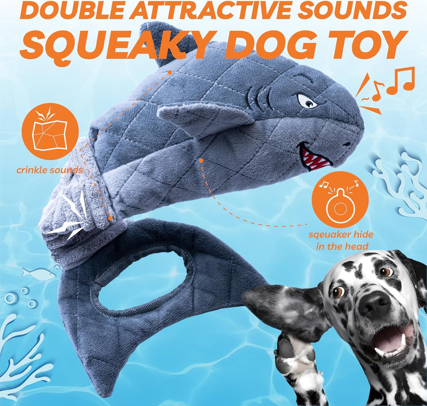Legend Sandy Dog Toys For Aggressive Chewers, Large Dog Toys To Keep Them Busy, Interactive Squeaky Pet Toys, Tug Of War, Crinkl