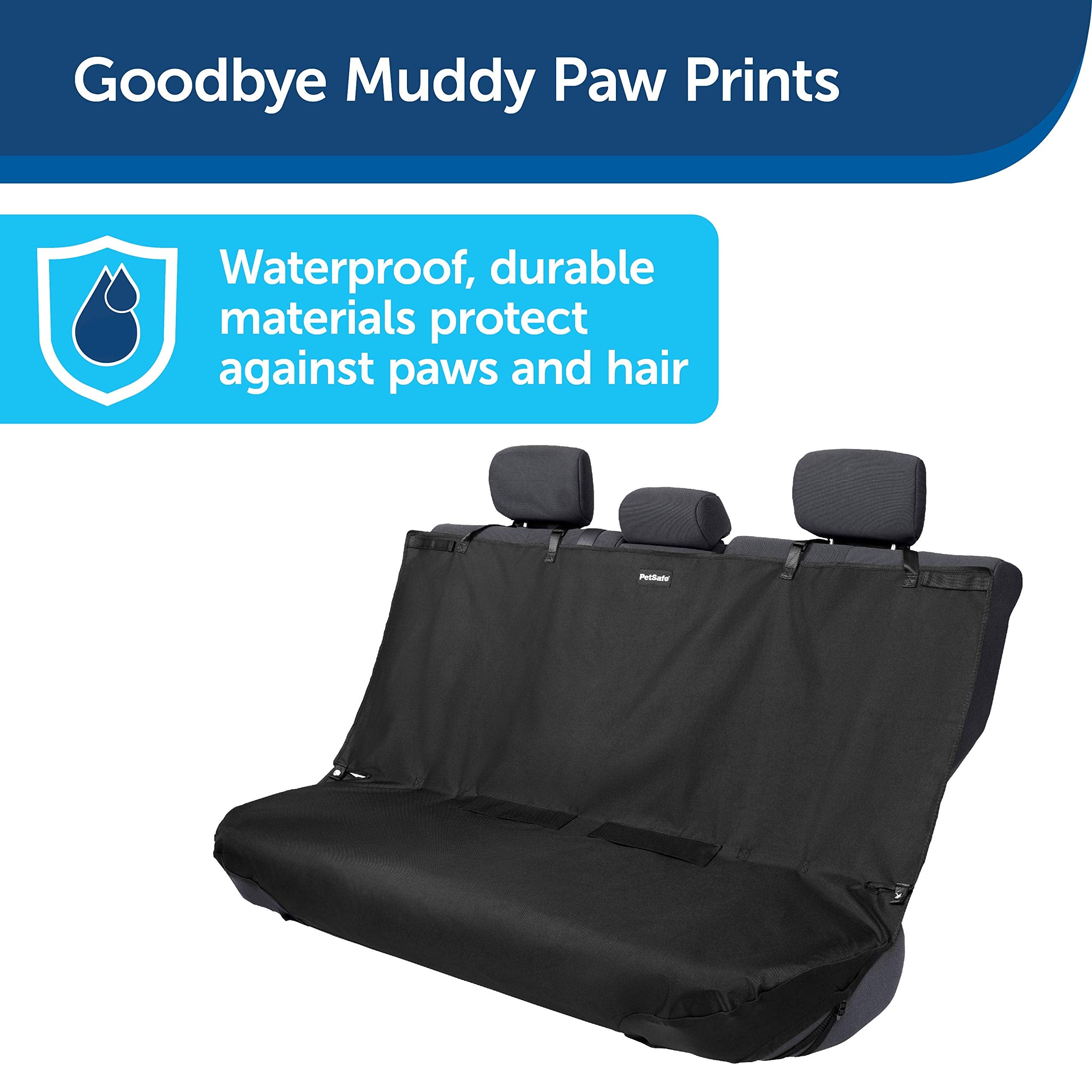 Petsafe Happy Ride Bench Seat Cover - Fits Cars, Trucks, Minivans And Suvs - Waterproof Area Protection - Durable Vehicle Seat P