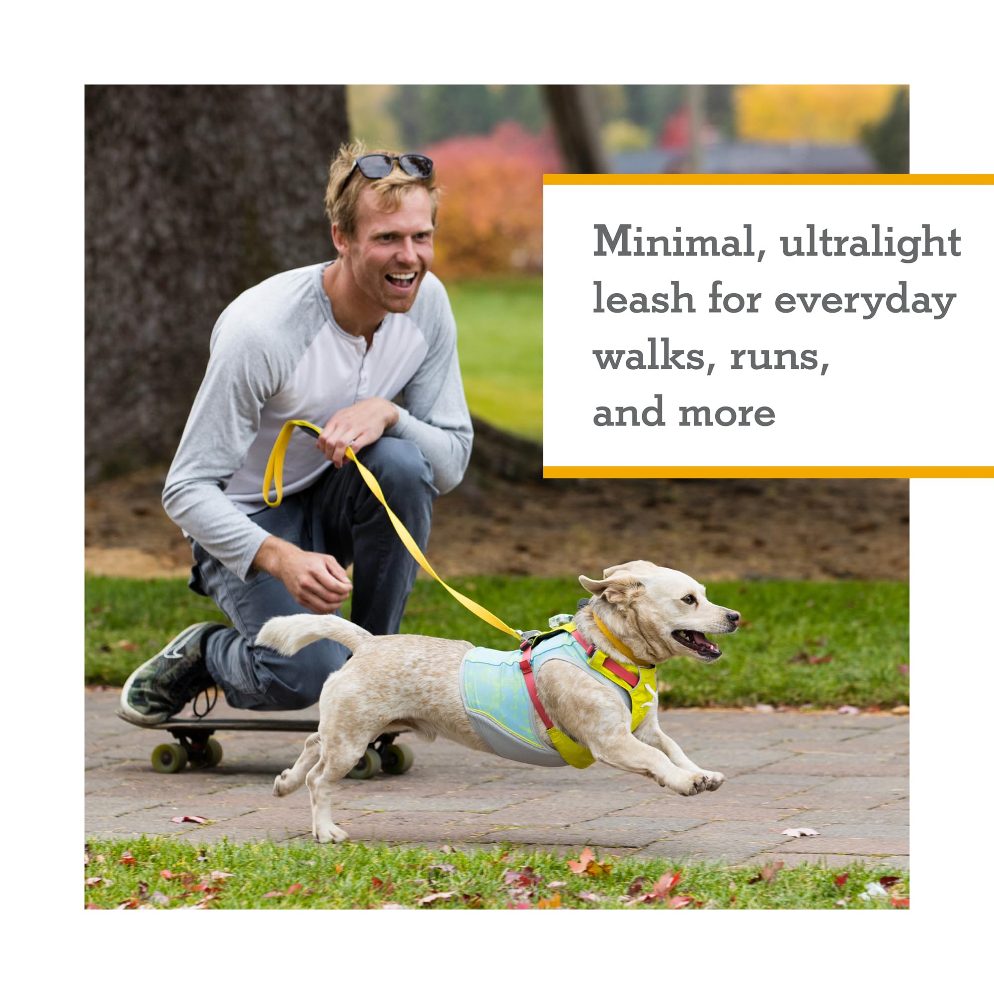 Ruffwear, Hi & Light Dog Leash, Minimal Ultralight Lead For Everyday Walks And Runs, 4.5 Ft, Alpenglow Pink