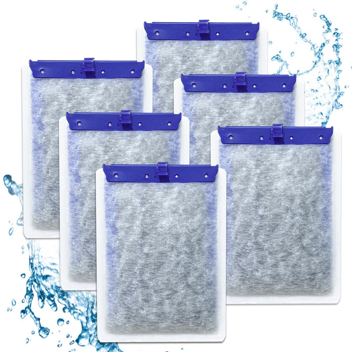 Cunina Filter Cartridges Large Compatible With Tetra Whisper Bio-Bag Aquarium Filters, Fish Tank Filters Replacement For Aquariu