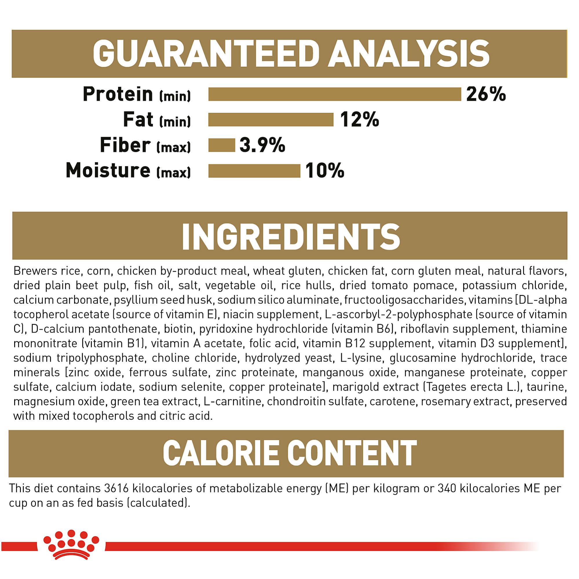 Royal Canin Breed Health Nutrition Dachshund Teckel 8+ Adult Dry Dog Food, 3 lb bag