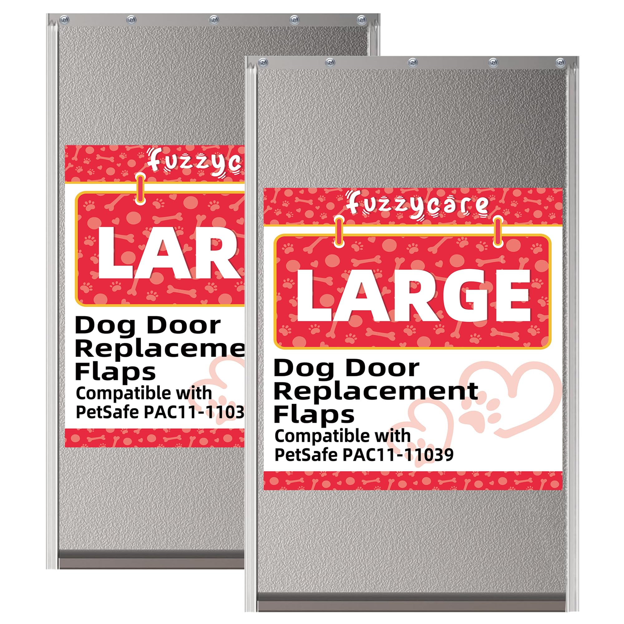 2PACK Large Dog Door Replacement Flap with Screws,Doggie Door Replacement Flaps Compatible with PetSafe Freedom Doggie Doors PAC