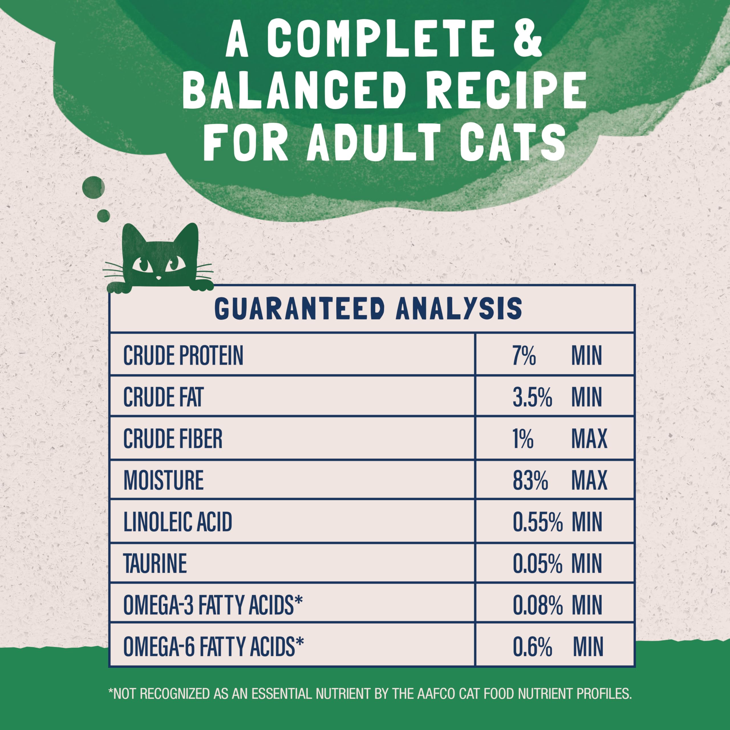 Natural Balance Original Ultra Platefulls Adult Grain Free Wet Cat Food Salmon, Chicken & Giblets Formula in Gravy, 3 Ounce Pouc