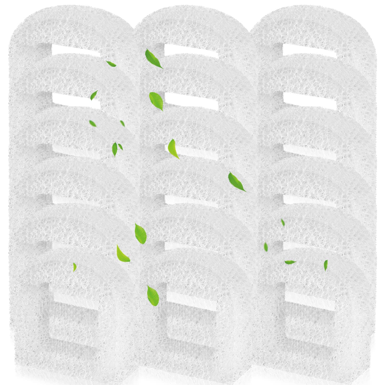 Cat Water Fountain Filters, 18 Pack Pet Fountain Replacement Foam Sponge Pre-Filters Fit For Multiple Ceramic And Stainless Stee
