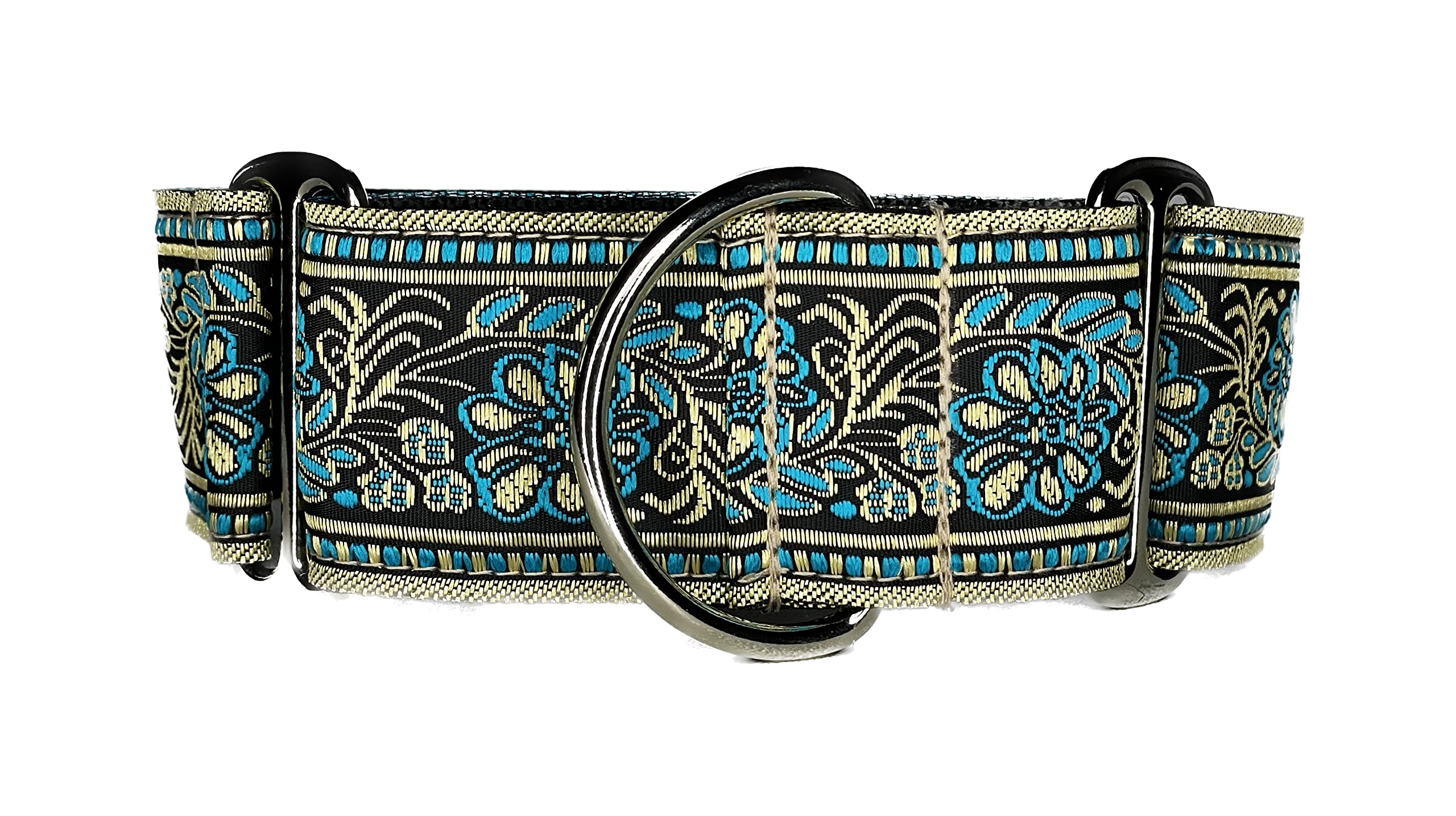 Sighthound Gang Martingale Dog Collar For Greyhound Saluki Whippet And Other Breeds With Similar Neck 2 Wide (Xl 17-22)