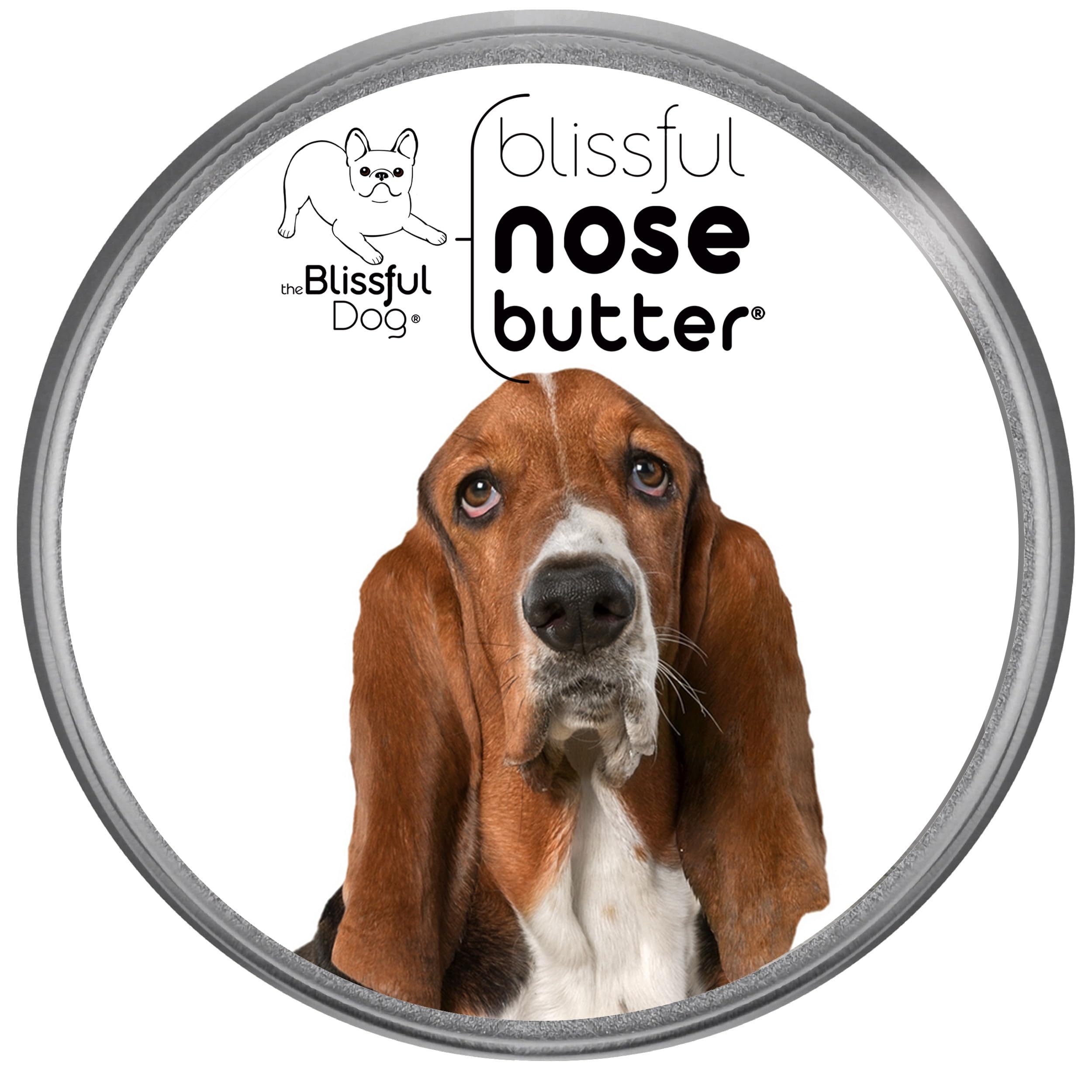 The Blissful Dog Basset Hound Unscented Nose Butter, 16oz